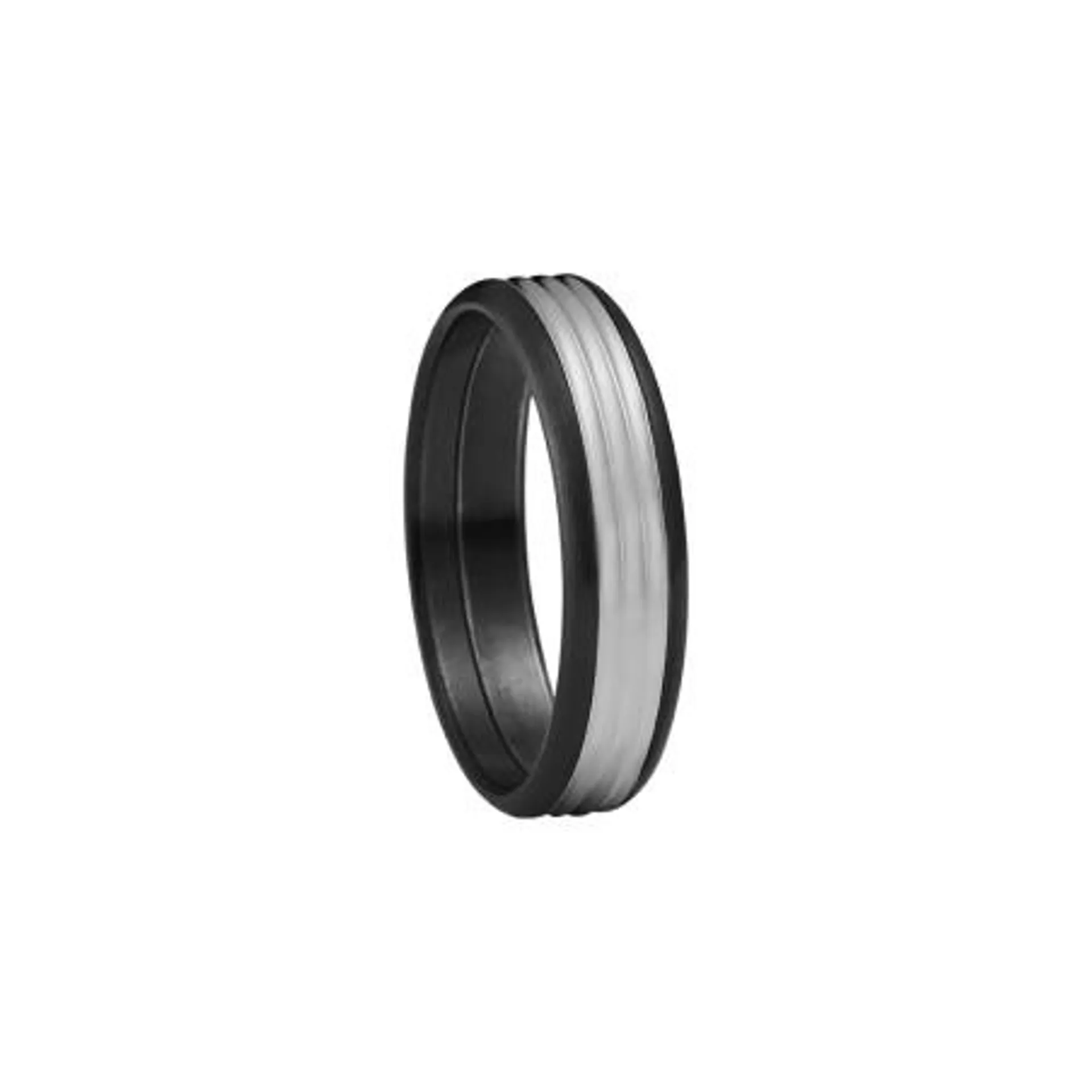 Bague Homme Jourdan Geri en acier bicolore