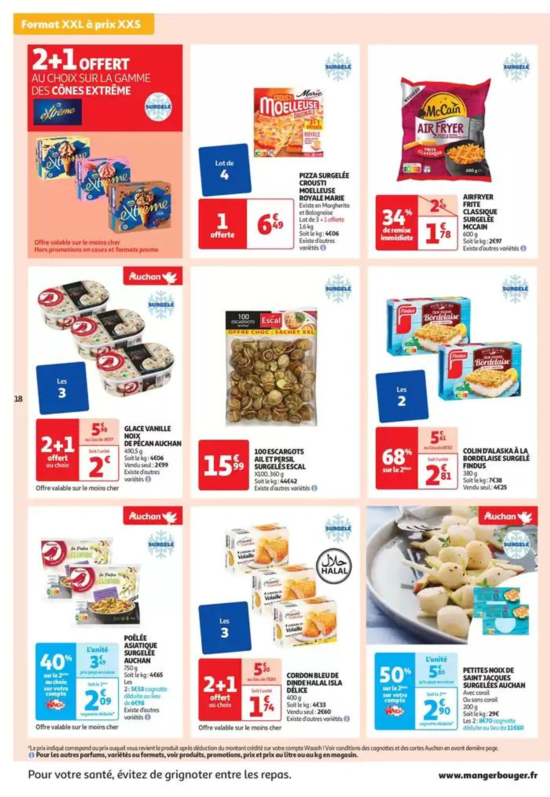 Top depart : 25 jours Auchan  du 29 octobre au 4 novembre 2024 - Catalogue page 18