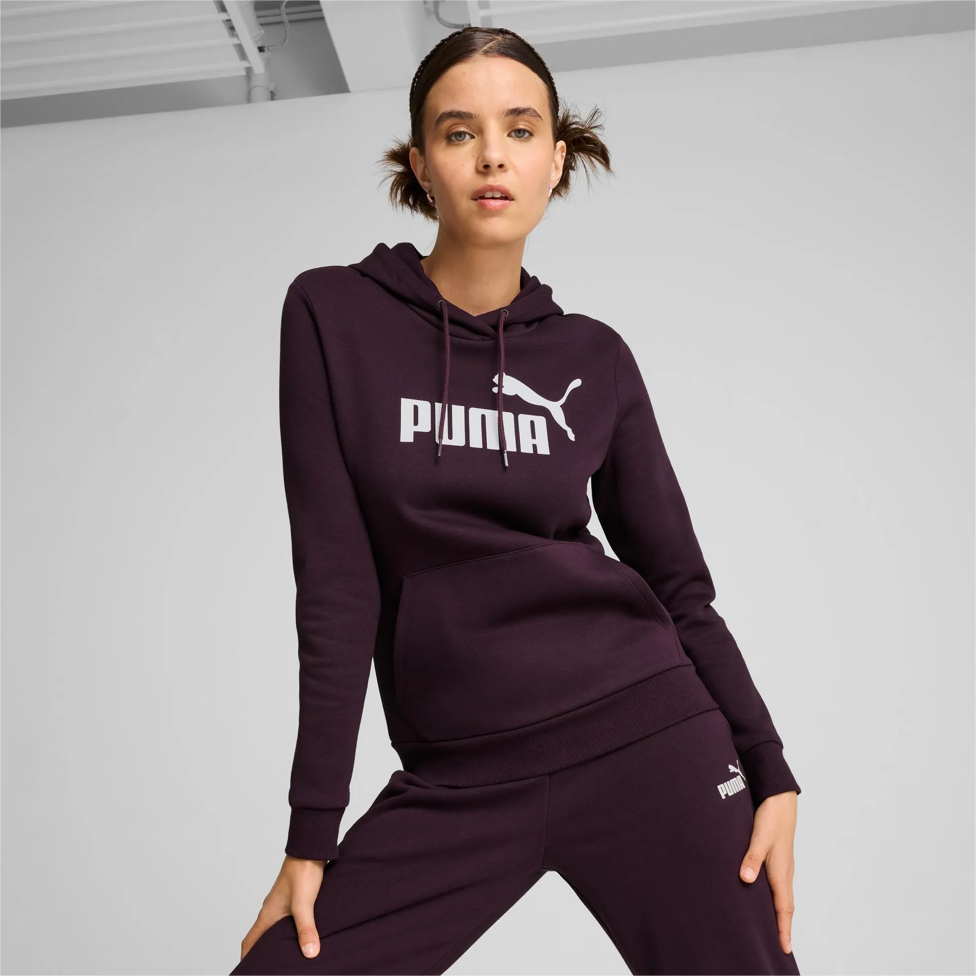 Hoodie polaire à logo Essentials Femme