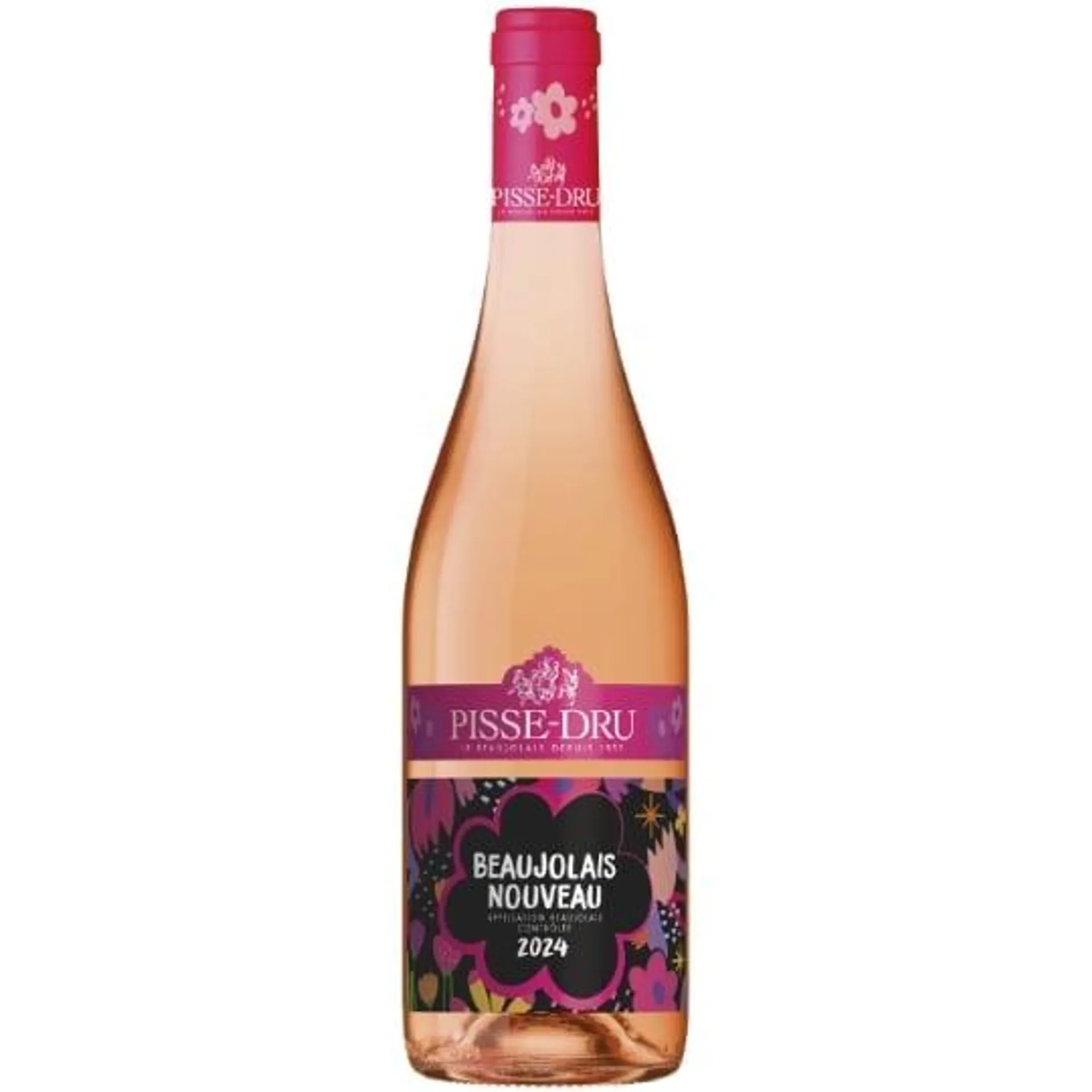 Vin Rosé Beaujolais Nouveau 2024 PISSE-DRU