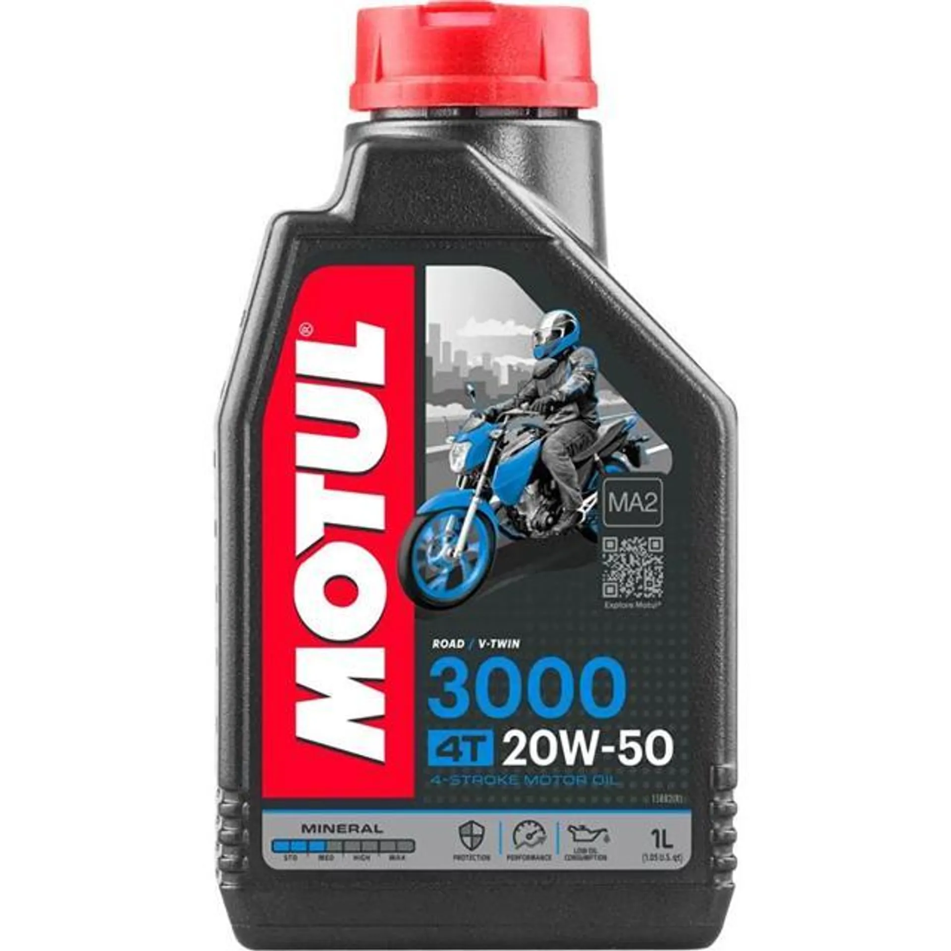 MOTUL Huile 4T 3000 20W50 4T 1L