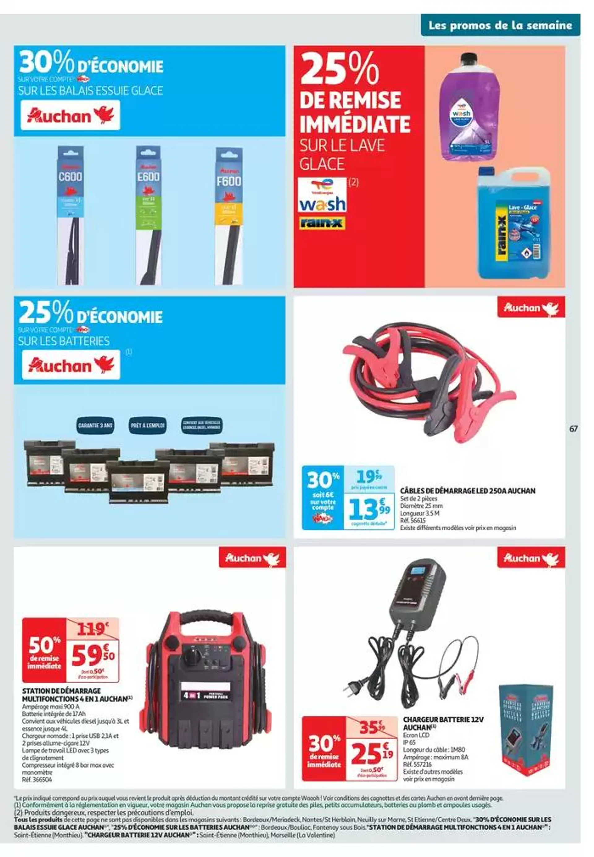 Top depart : 25 jours Auchan  du 29 octobre au 4 novembre 2024 - Catalogue page 67