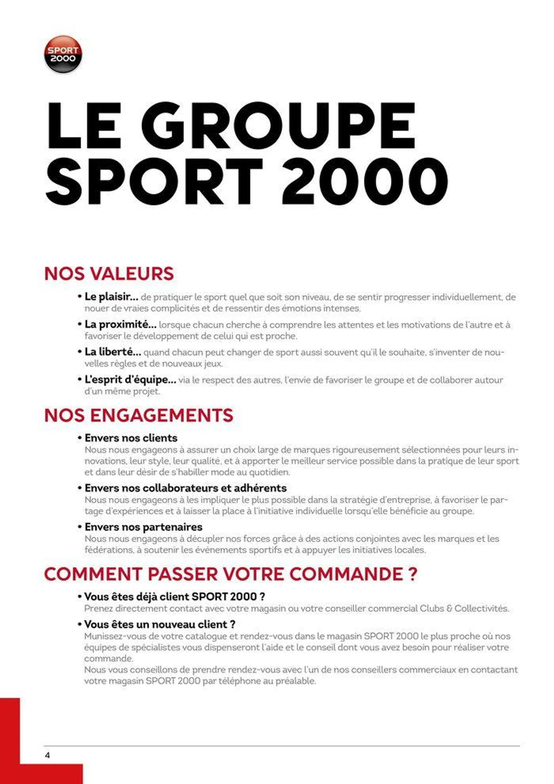 CLUB & CO 2024 - 2025 du 1 juillet au 28 février 2025 - Catalogue page 4