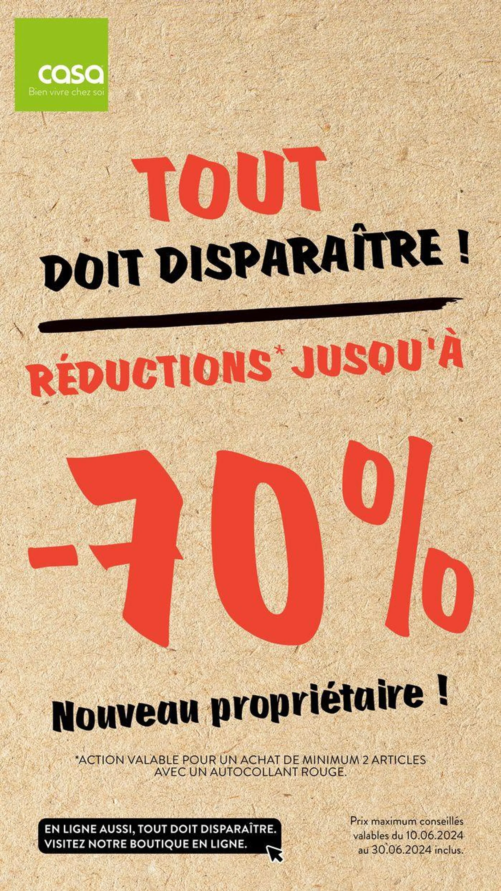 TOUT DOIT DISPARAÎTRE ! - 1