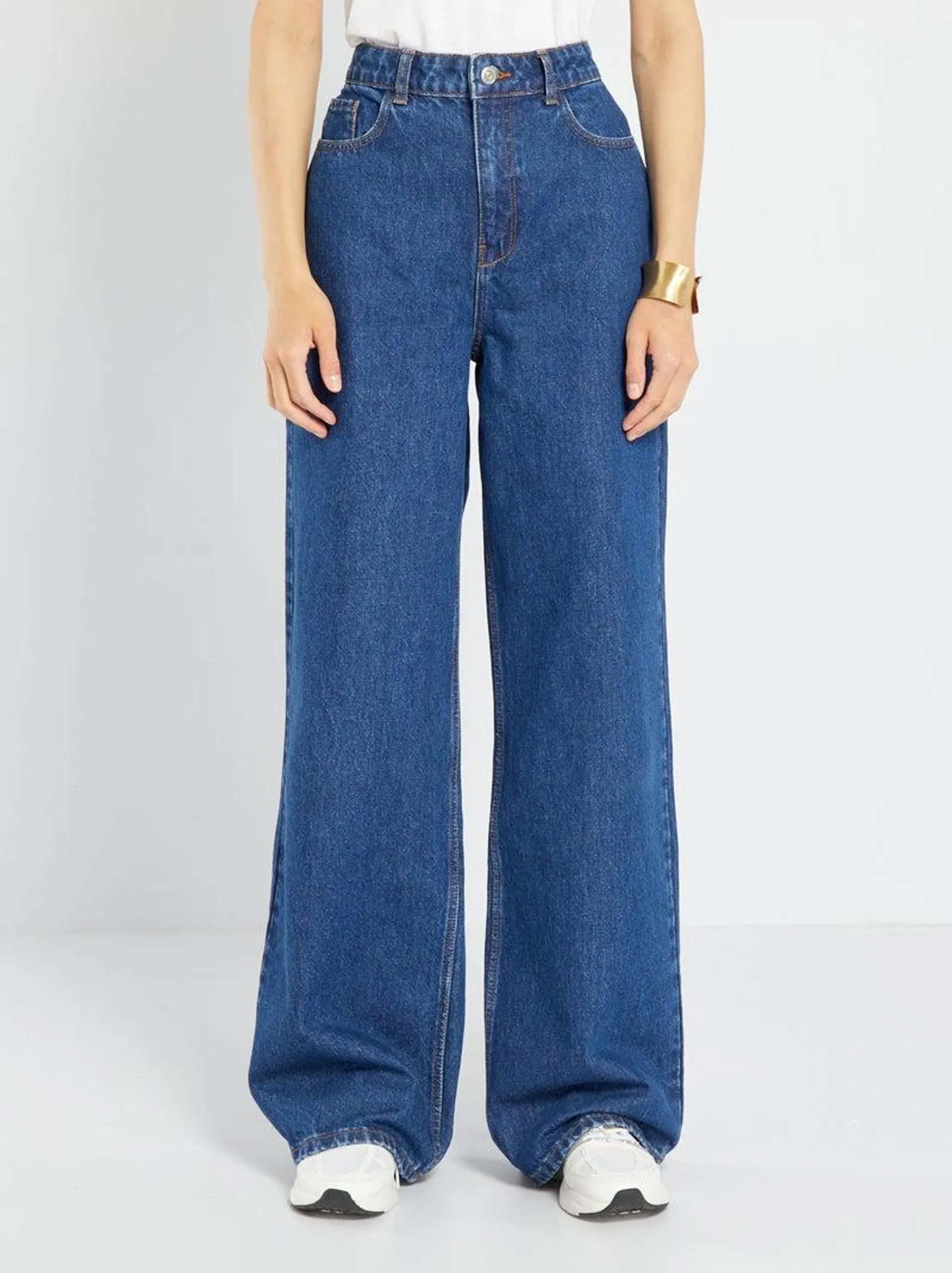 Jean wide leg - L32 - Stone