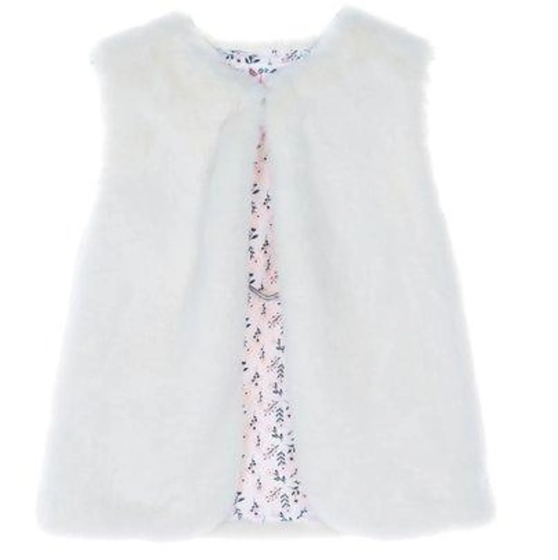 Gilet sans manches fausse fourrure 3/6 ans