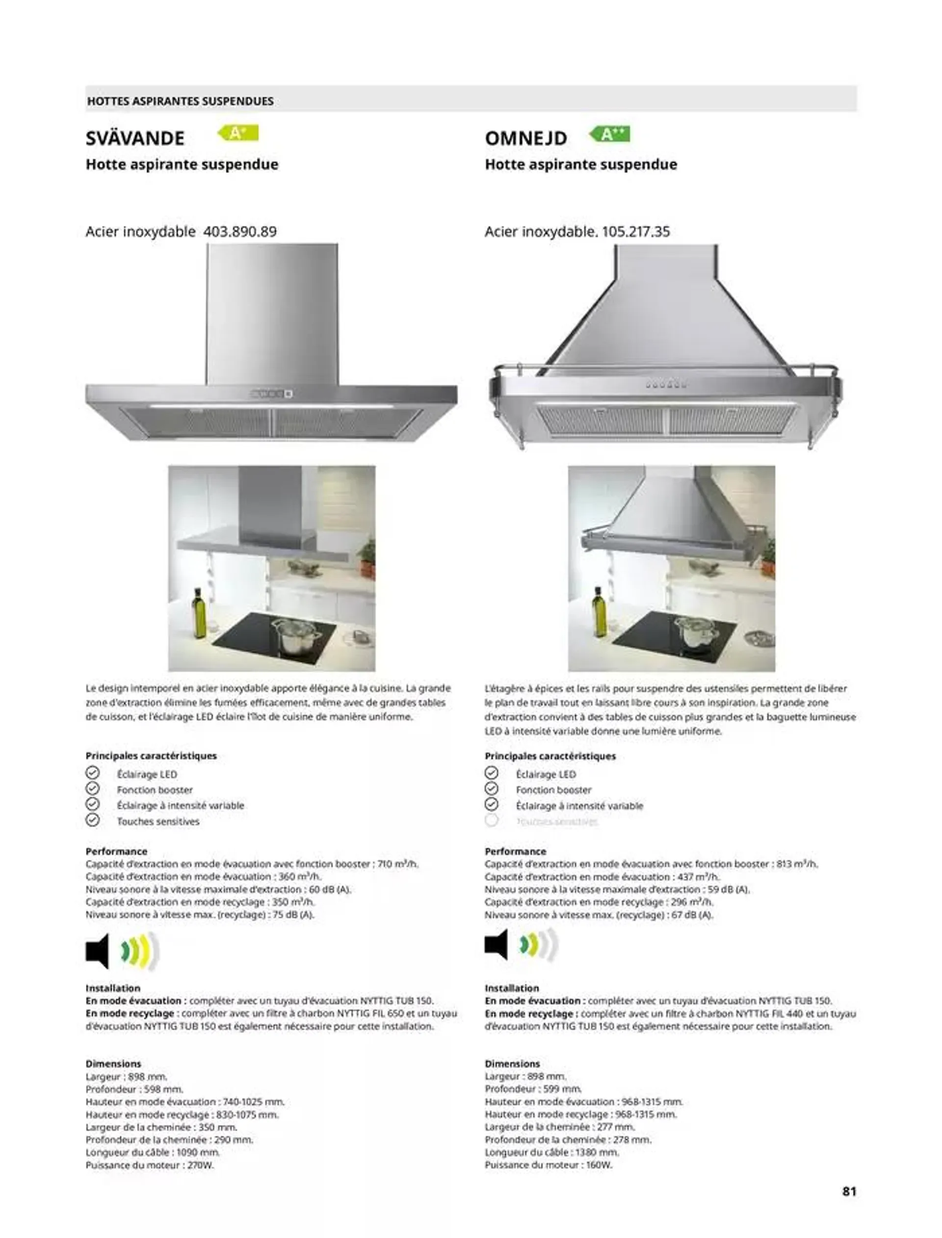 IKEA ÉLECTROMÉNAGER Guide d’achat 2025 du 1 octobre au 31 juillet 2025 - Catalogue page 81