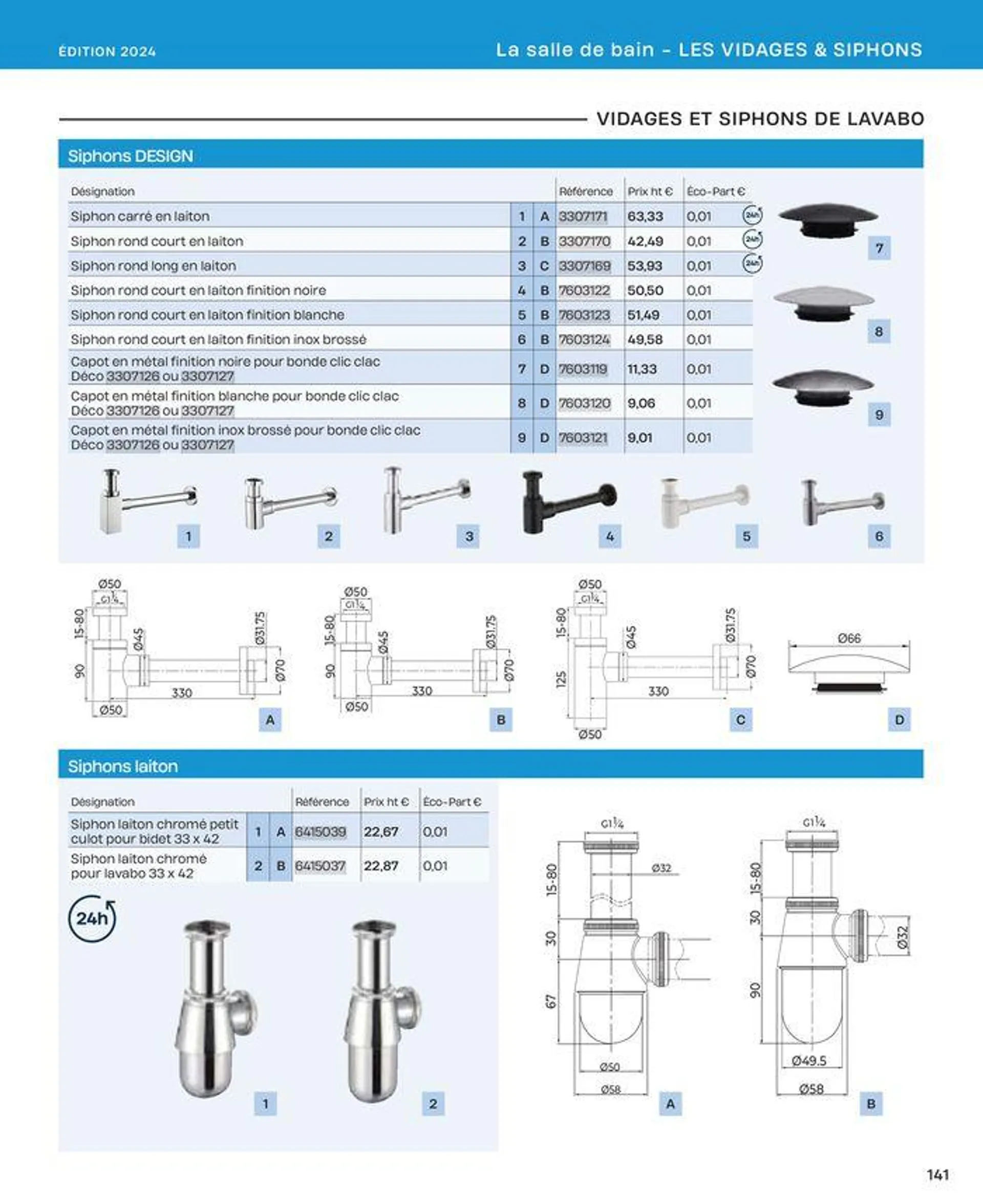 La salle de bain en toute sérénité du 2 juillet au 31 décembre 2024 - Catalogue page 141