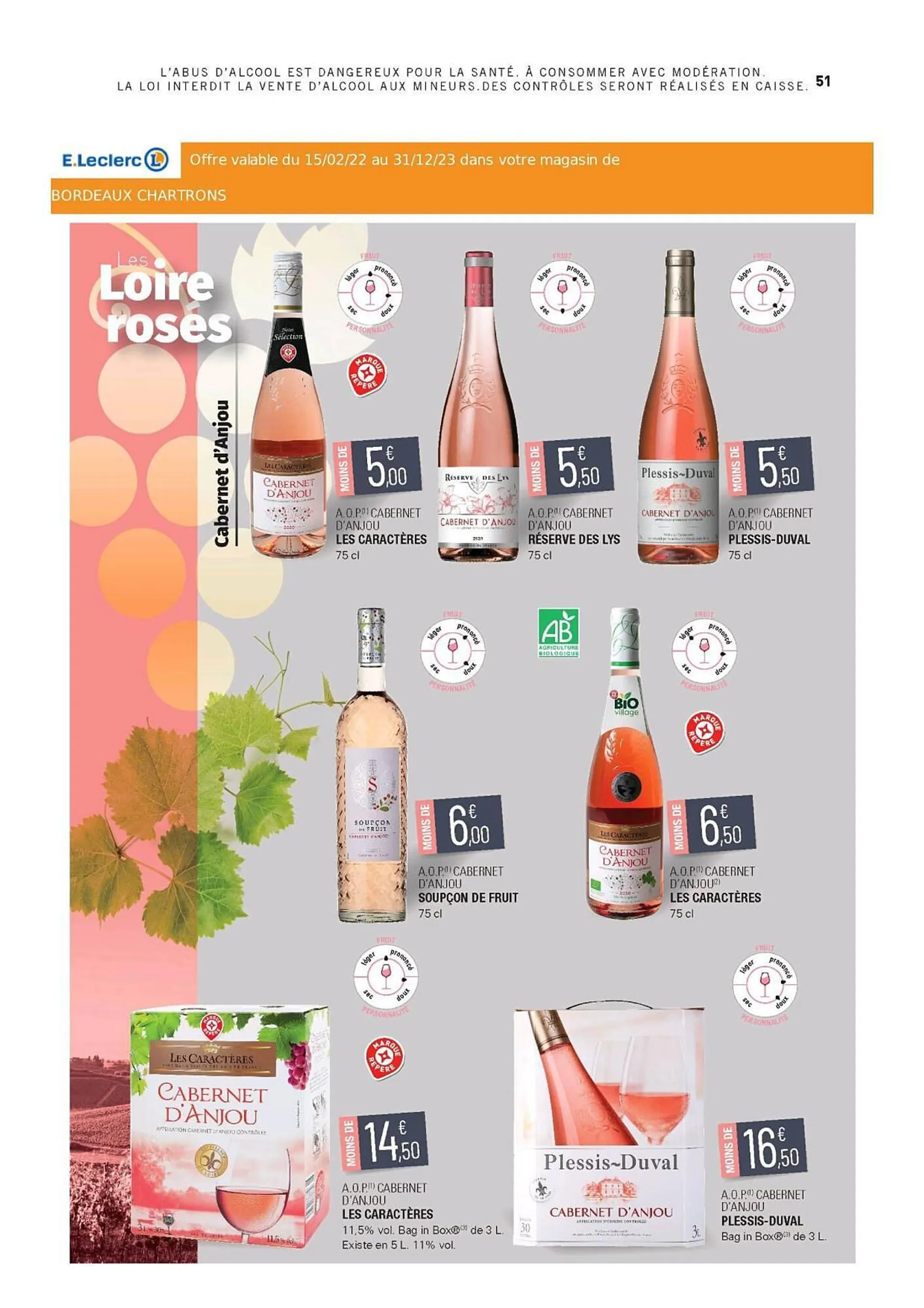Catalogue E.Leclerc - Guide des Vins - 52