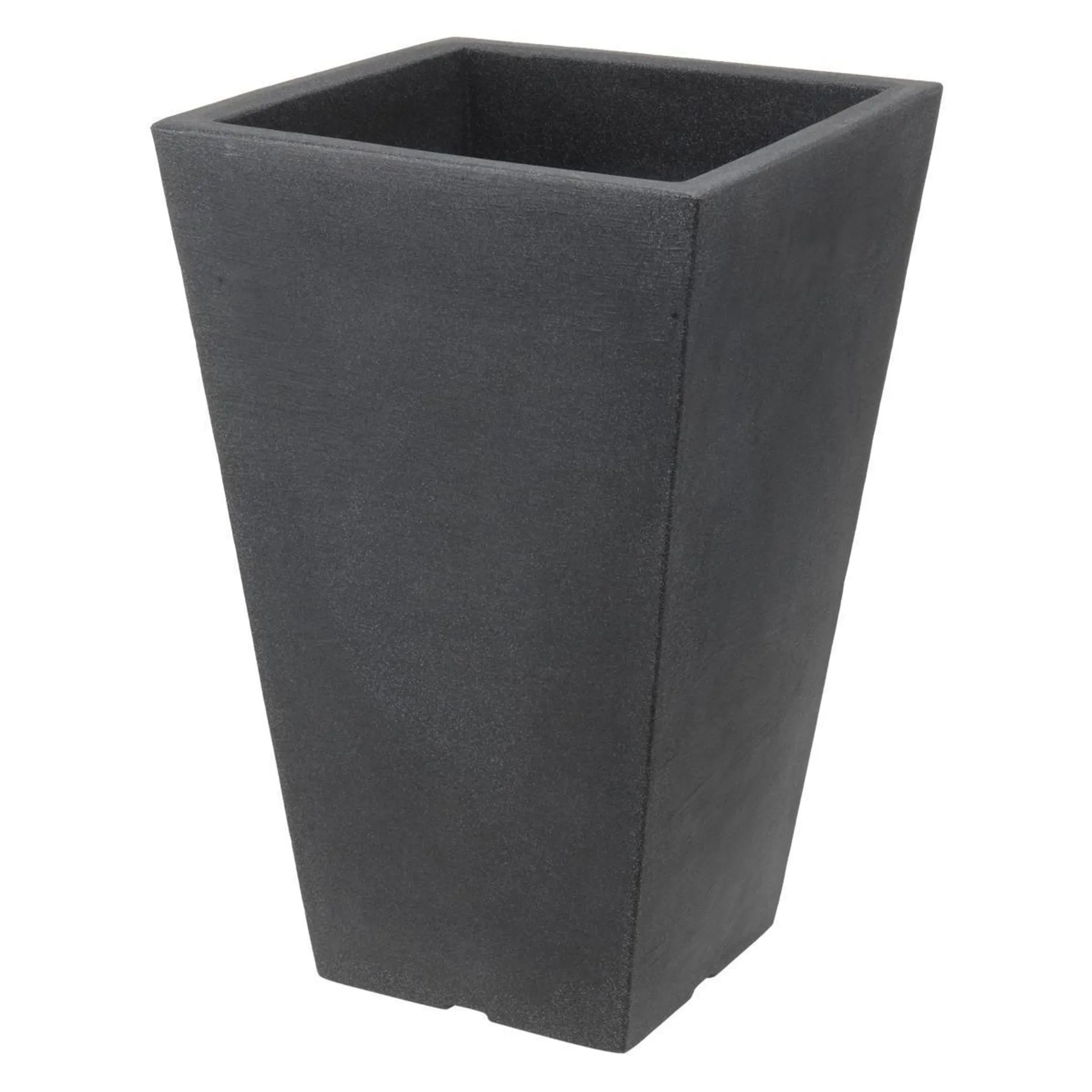 Pot de fleurs Capri - ø 35 x H 55 cm - Gris anthracite