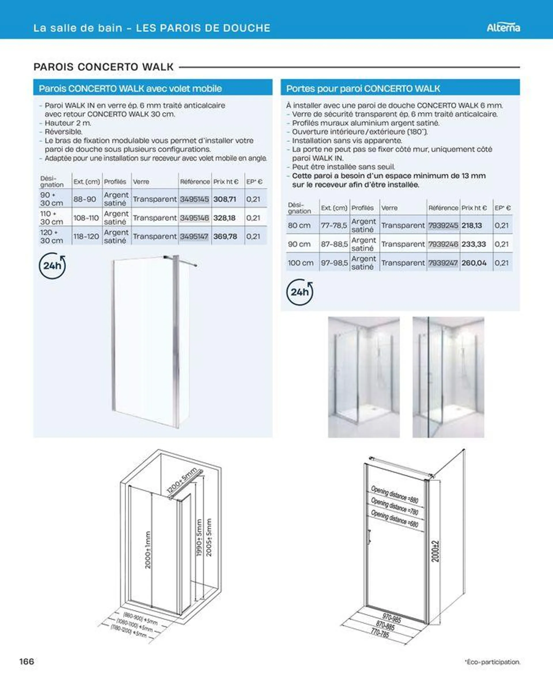 La salle de bain en toute sérénité du 2 juillet au 31 décembre 2024 - Catalogue page 166