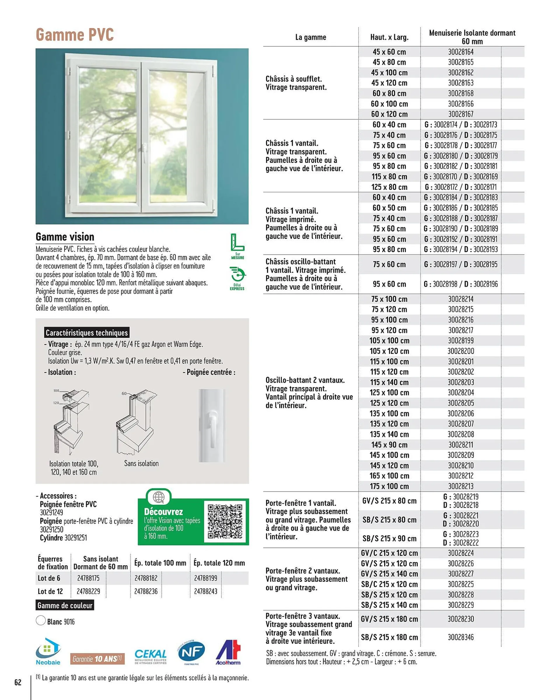 Catalogue Gédibois du 15 mai au 28 décembre 2024 - Catalogue page 62