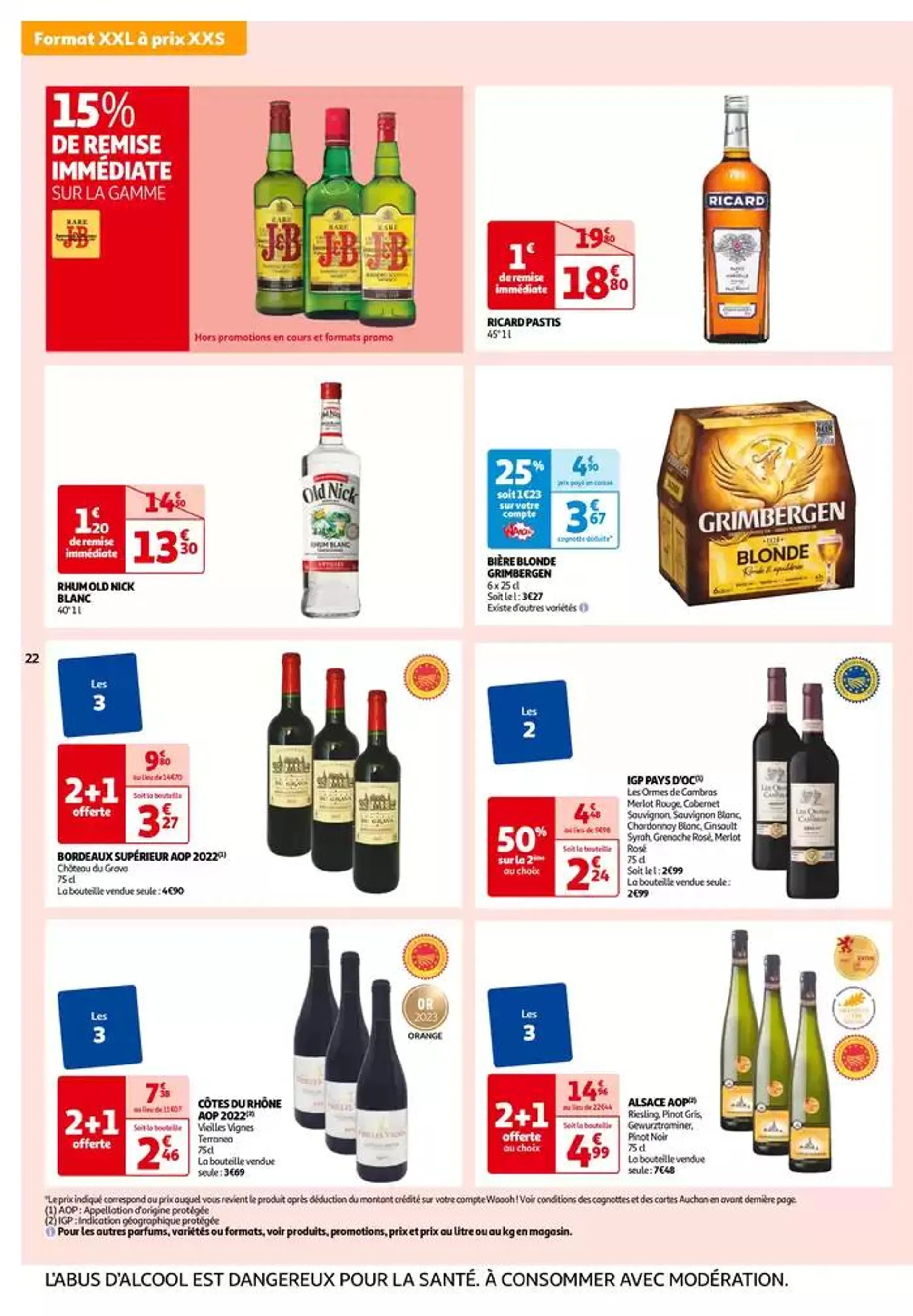 Top depart : 25 jours Auchan  du 29 octobre au 4 novembre 2024 - Catalogue page 22