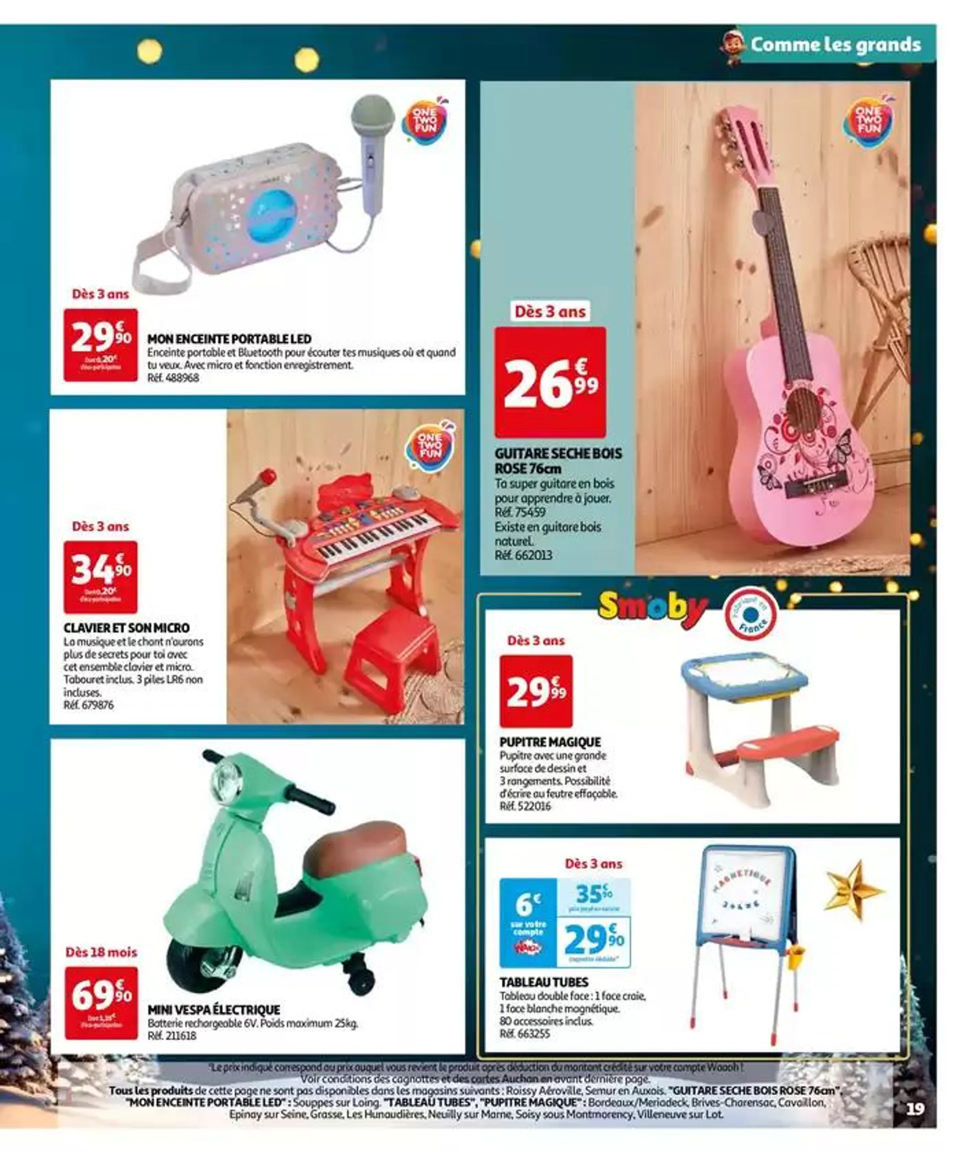 Réveillons Noël, un max de promos pour les fêtes du 11 octobre au 6 décembre 2024 - Catalogue page 19