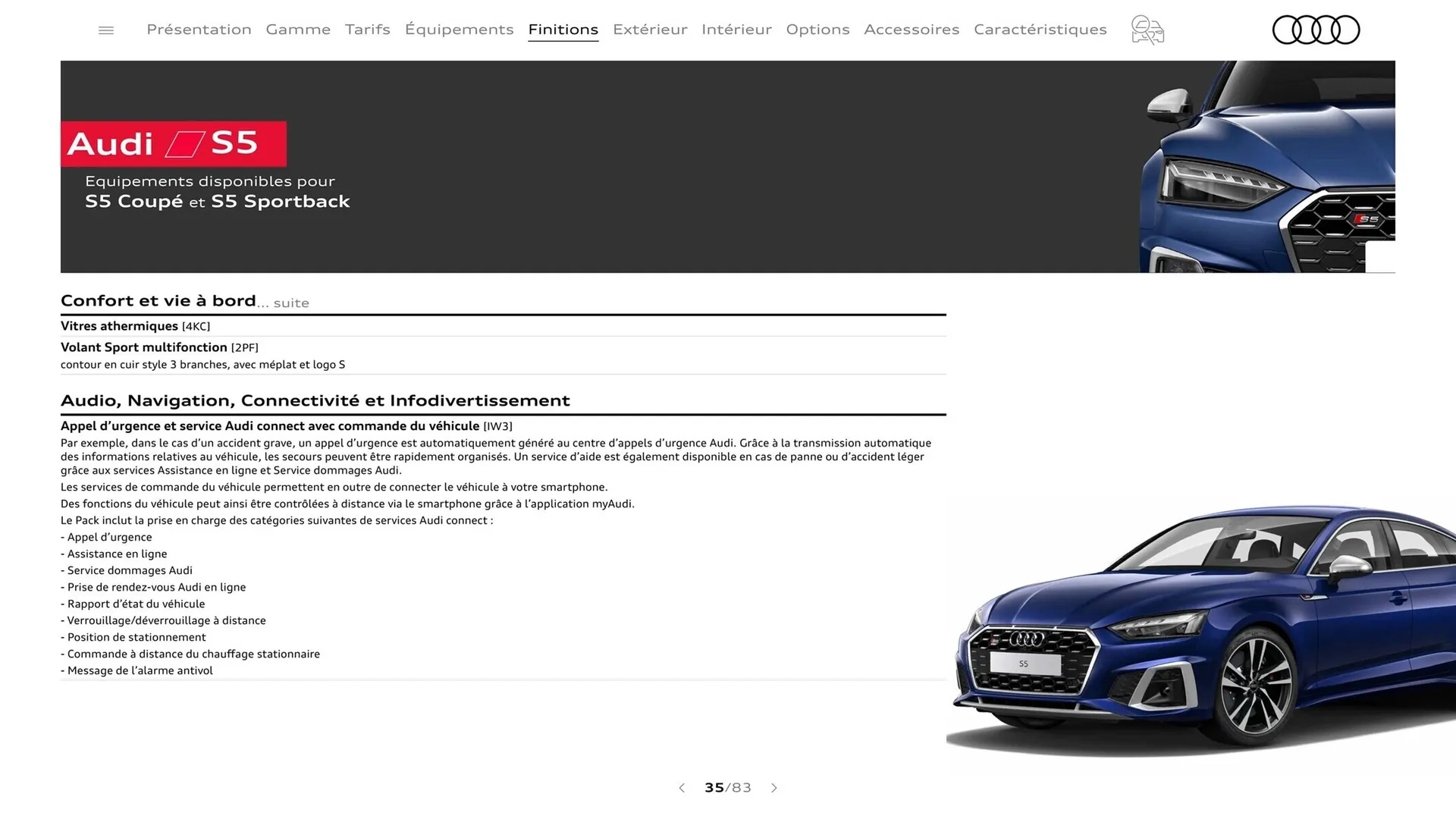 Catalogue Audi du 8 août au 8 août 2024 - Catalogue page 35