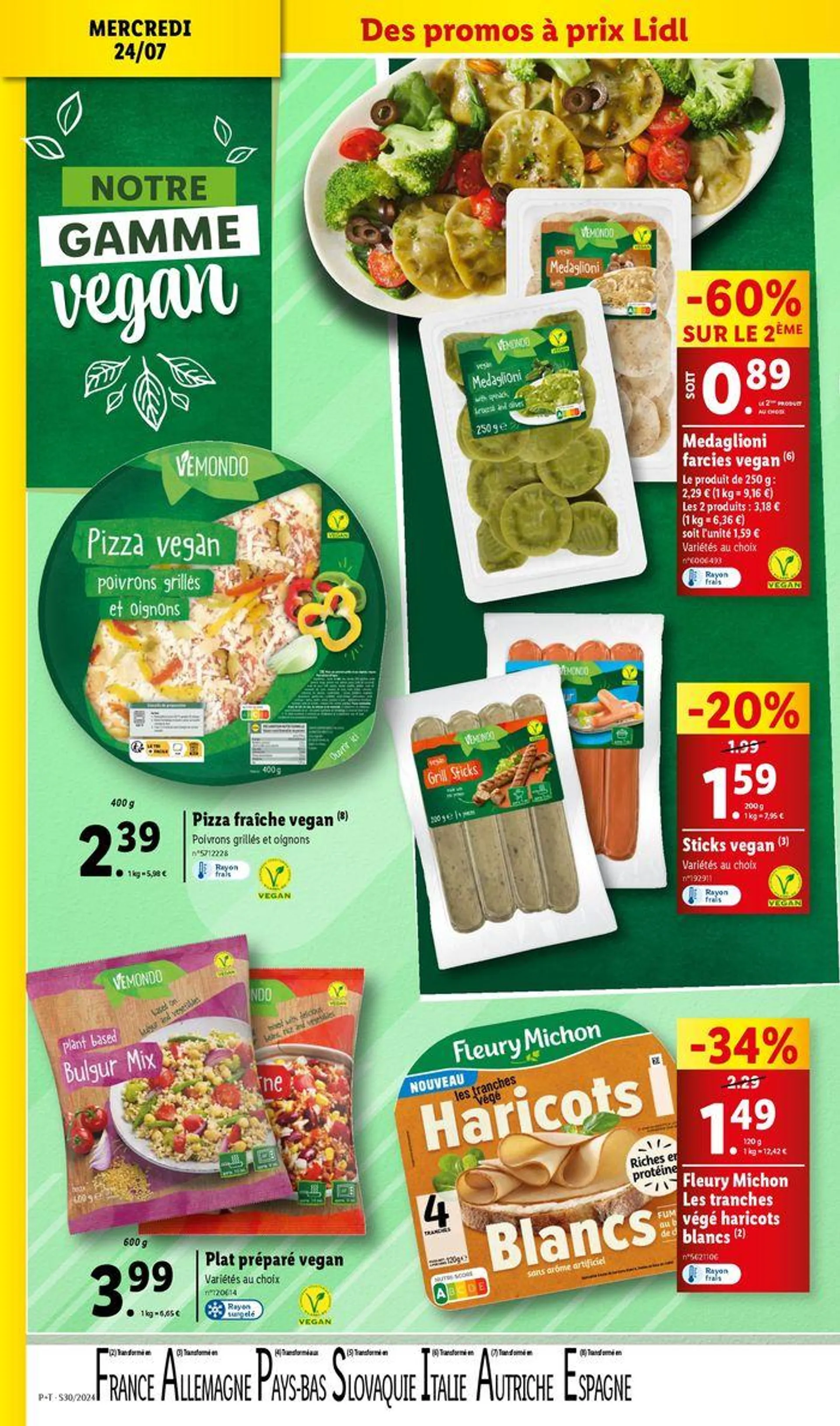 Profitez des journées opportunités pour dénicher vos produits du quotidien à prix Lidl du 24 juillet au 30 juillet 2024 - Catalogue page 28