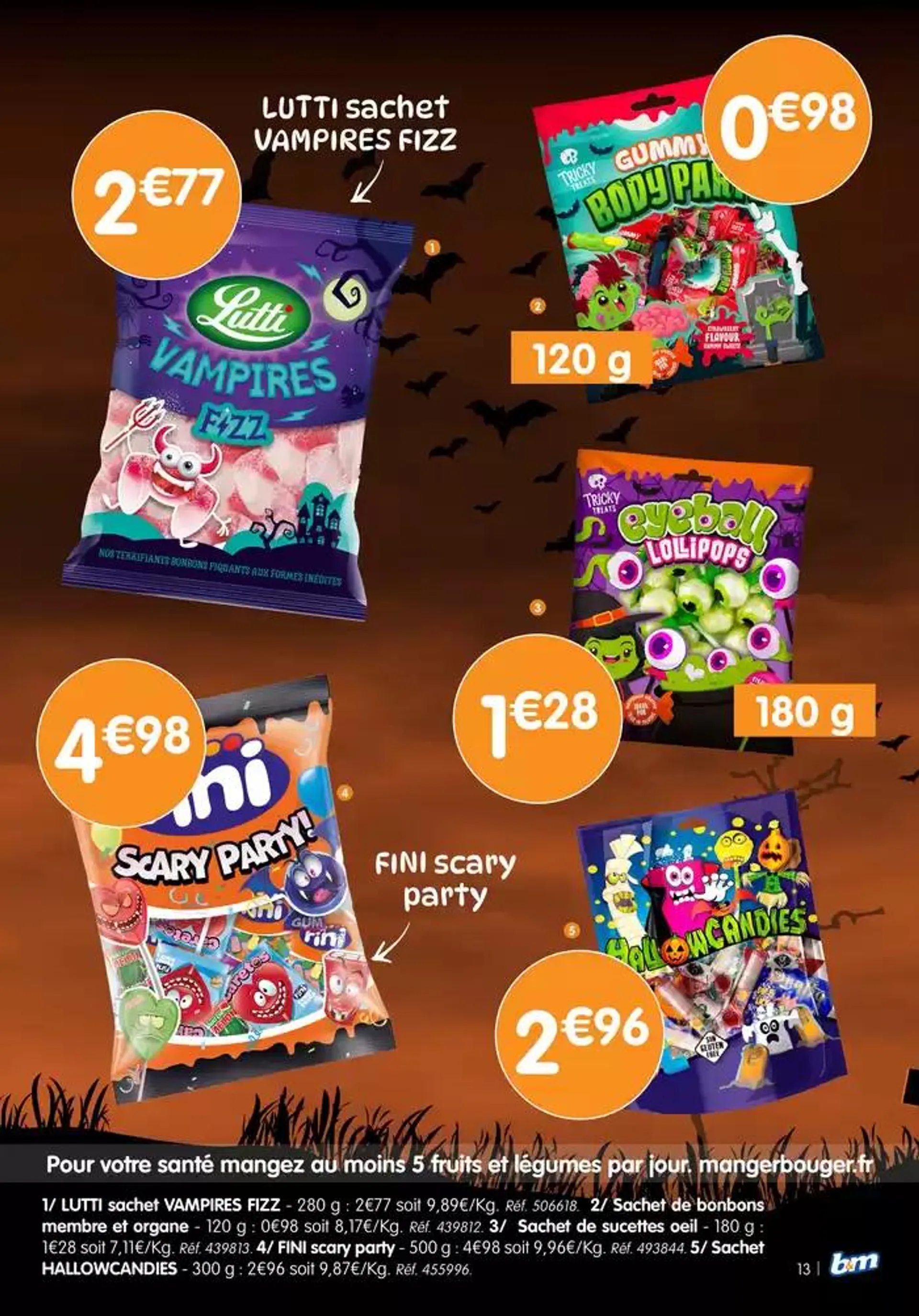 Happy Halloween du 25 septembre au 31 octobre 2024 - Catalogue page 13