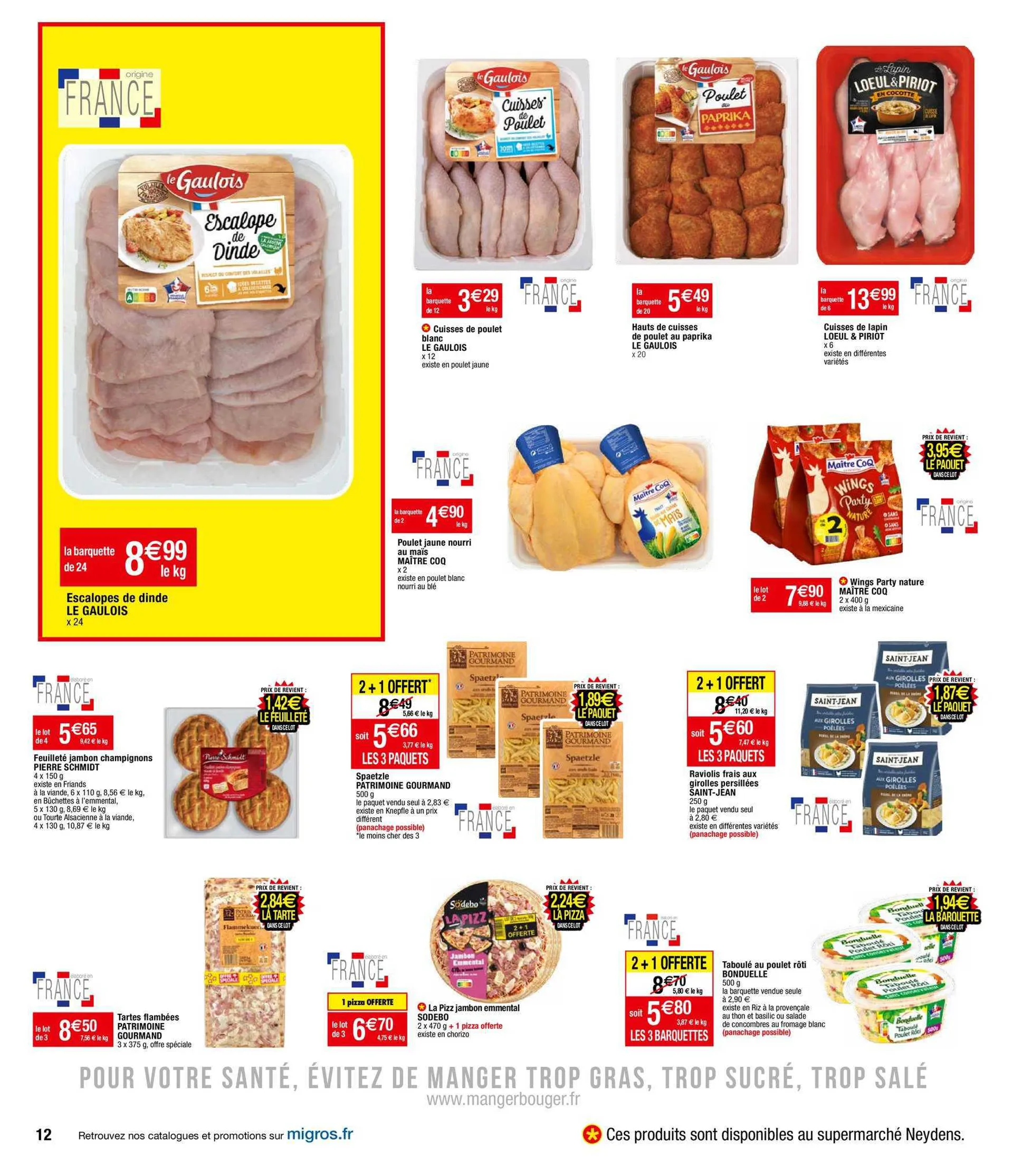 Catalogue Migros France du 23 août au 29 août 2023 - Catalogue page 12