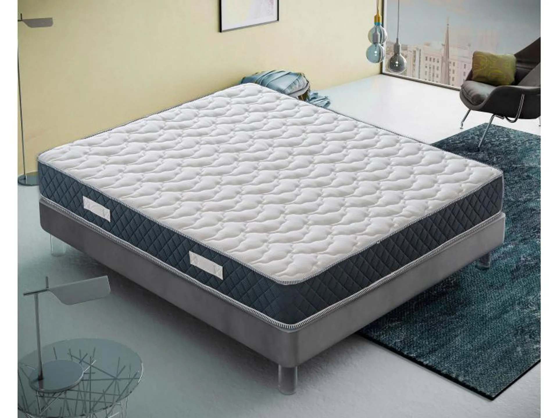 Matelas mousse haute densité 160x200 - epaisseur 21 cm – olympe