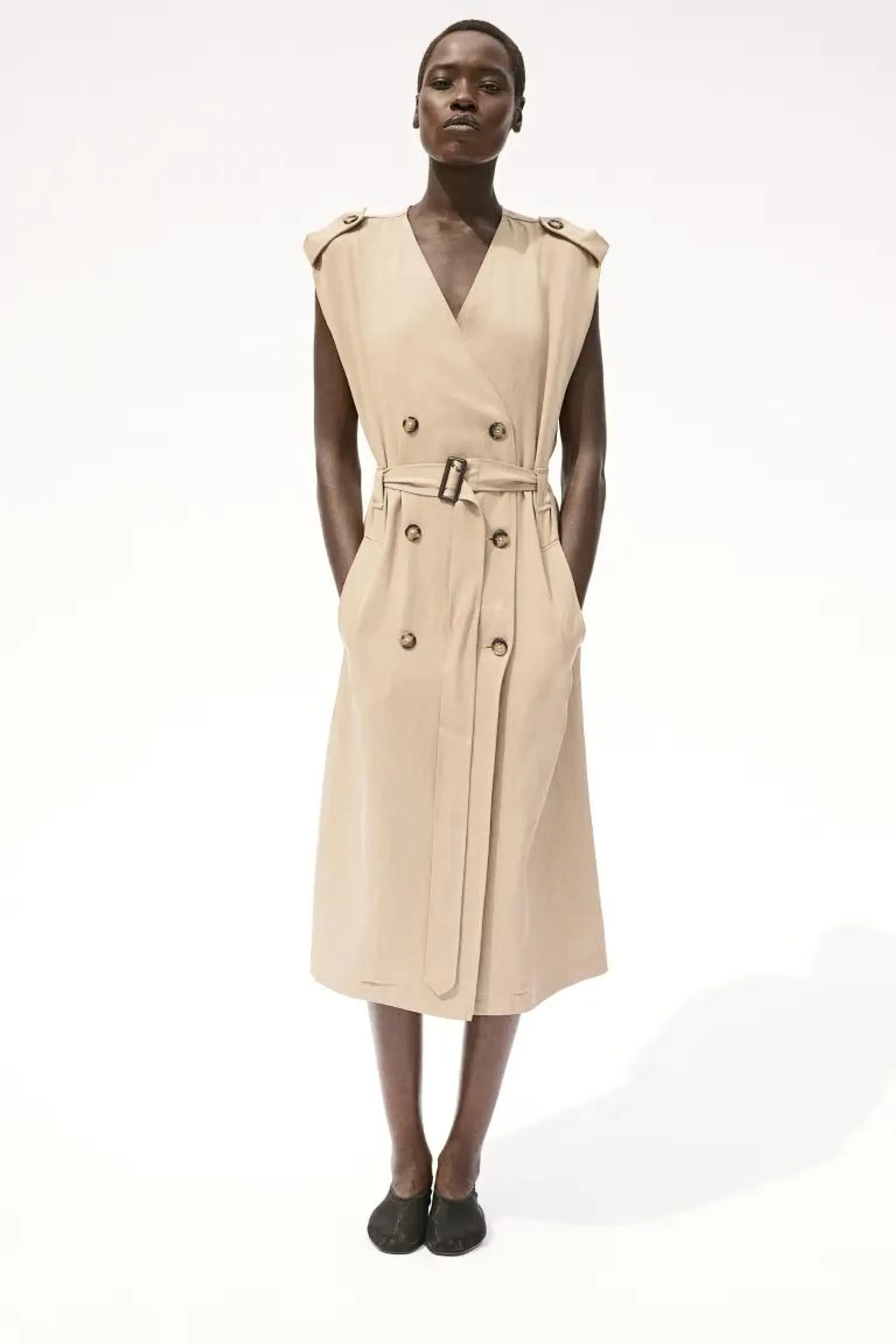 Robe façon trench