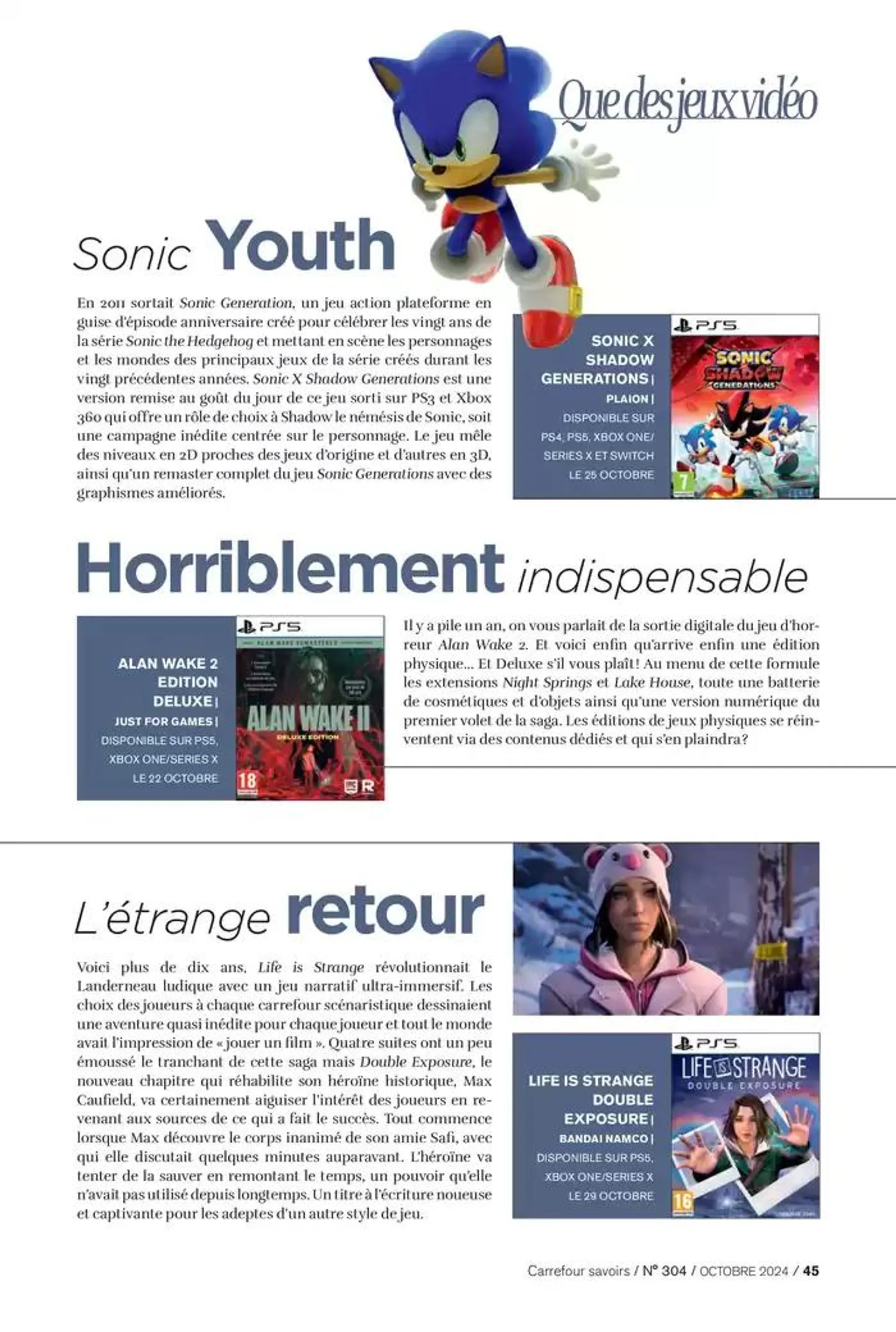 À CHACUN SA CULTURE! du 1 octobre au 31 octobre 2024 - Catalogue page 45