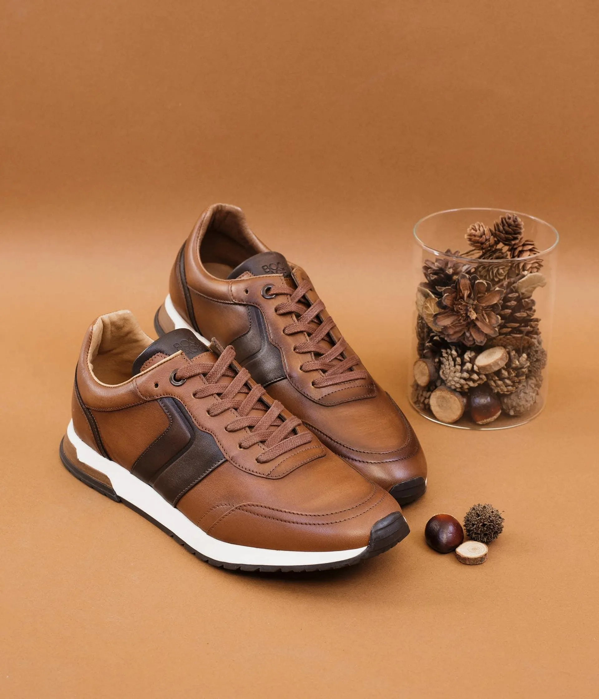 BASKET KEZIAH COGNAC