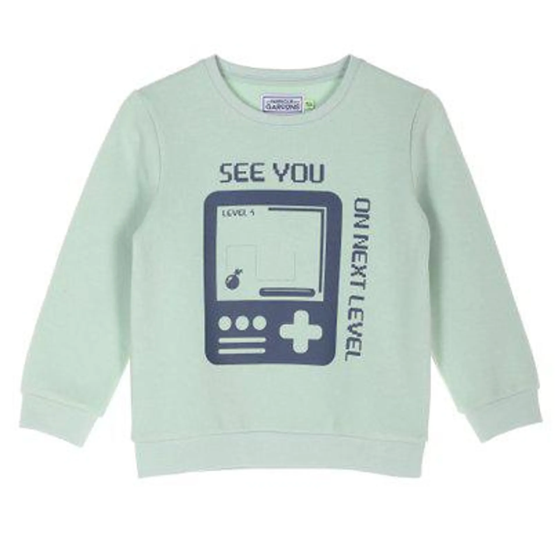 Sweat col rond 8/12 ans