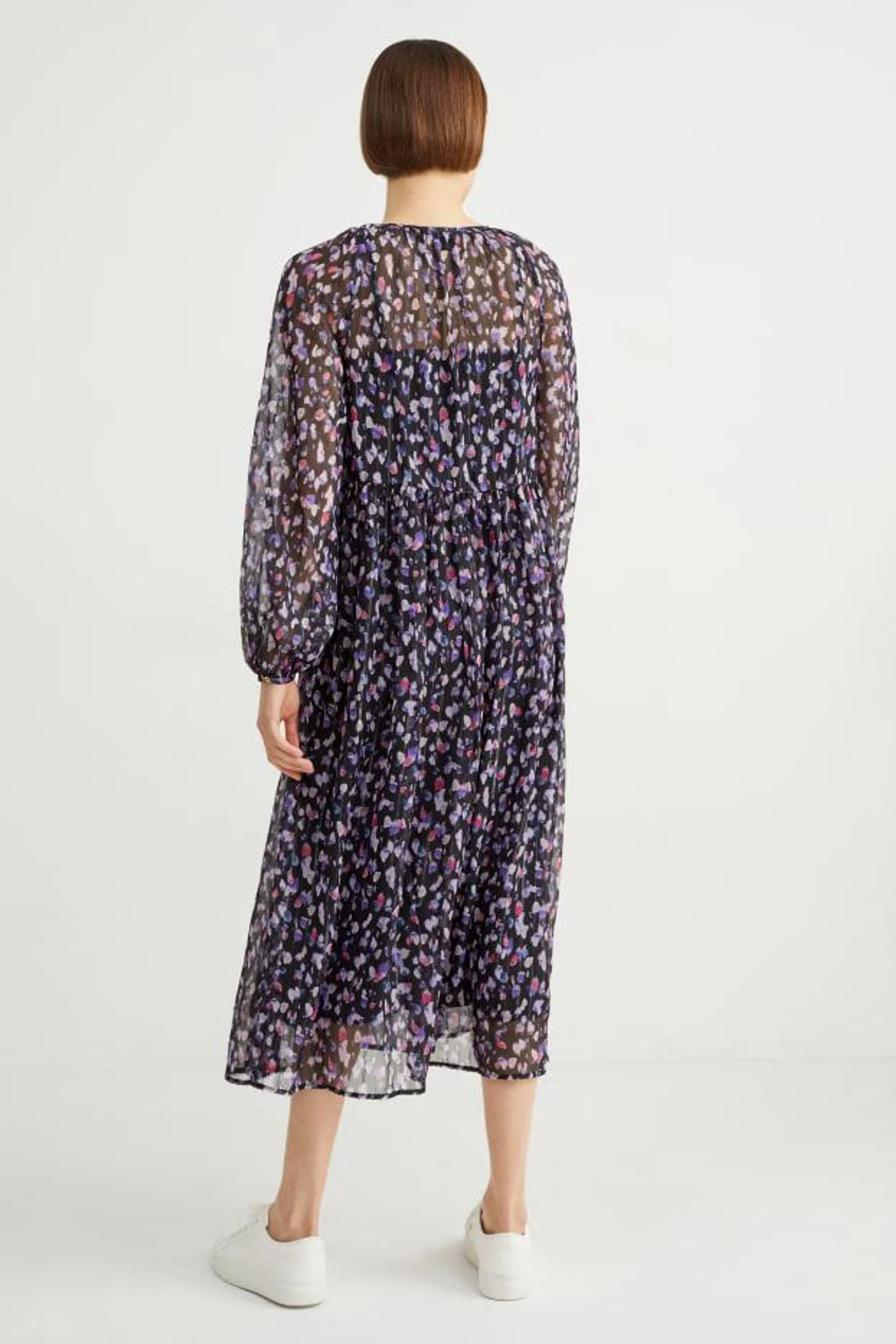 Chiffon dress - patterned