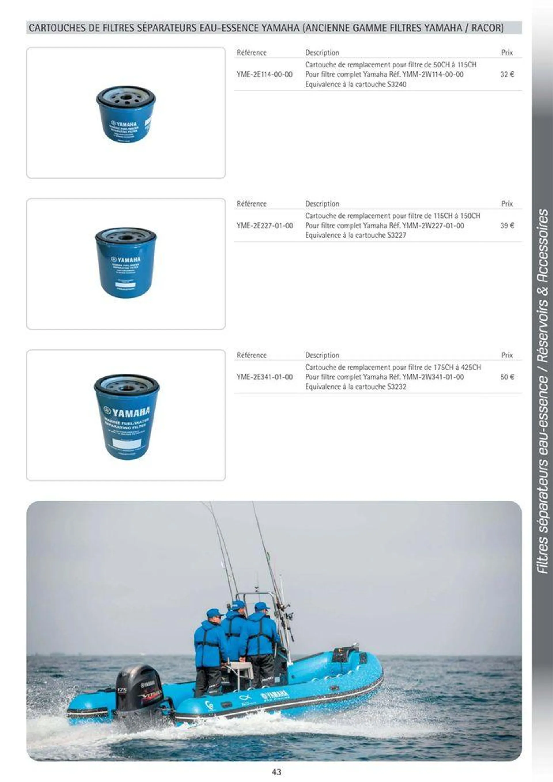 Catalogue Yamaha Marine - Accessoires Marine 2024 - 50