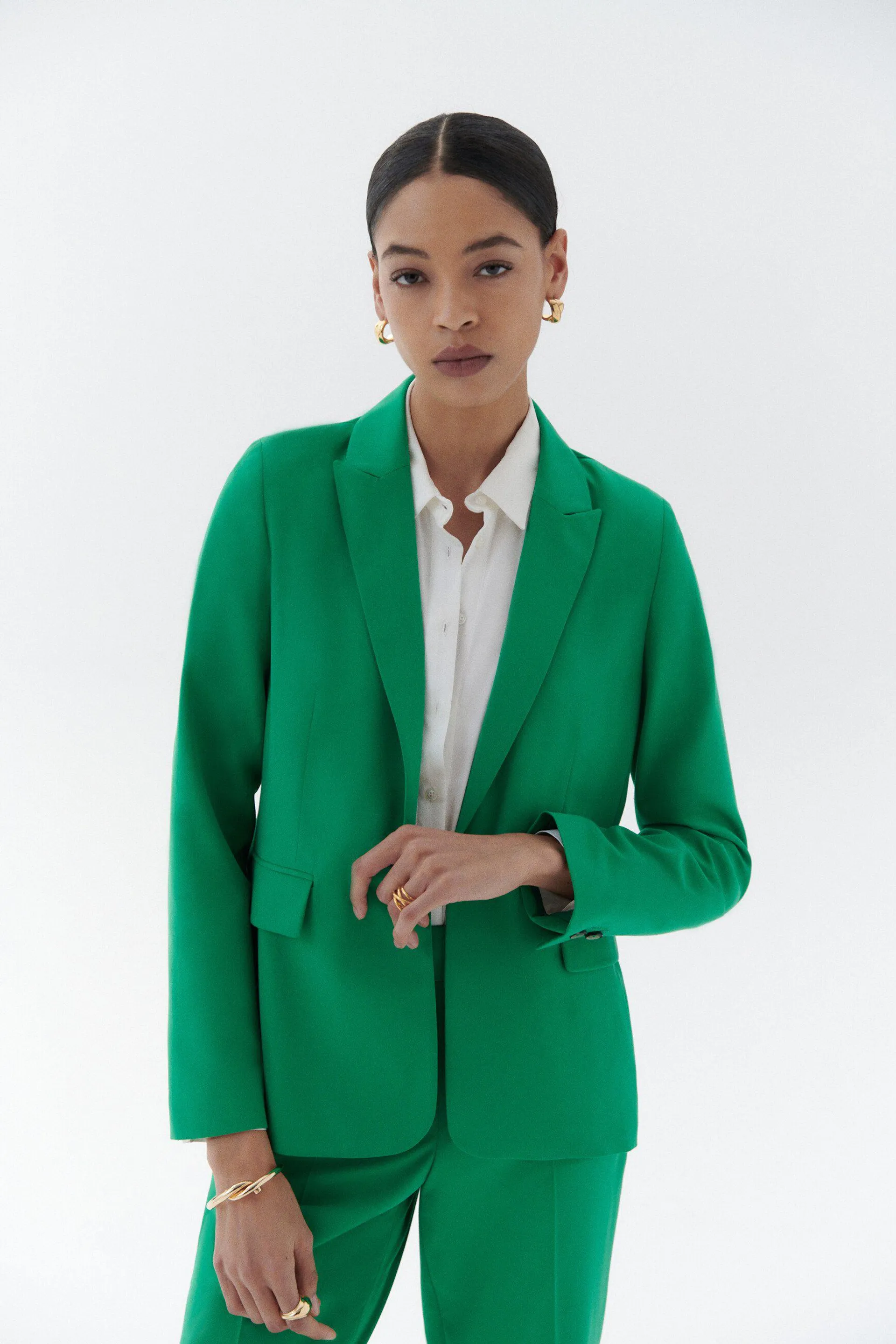 Veste volga vert menthe femme