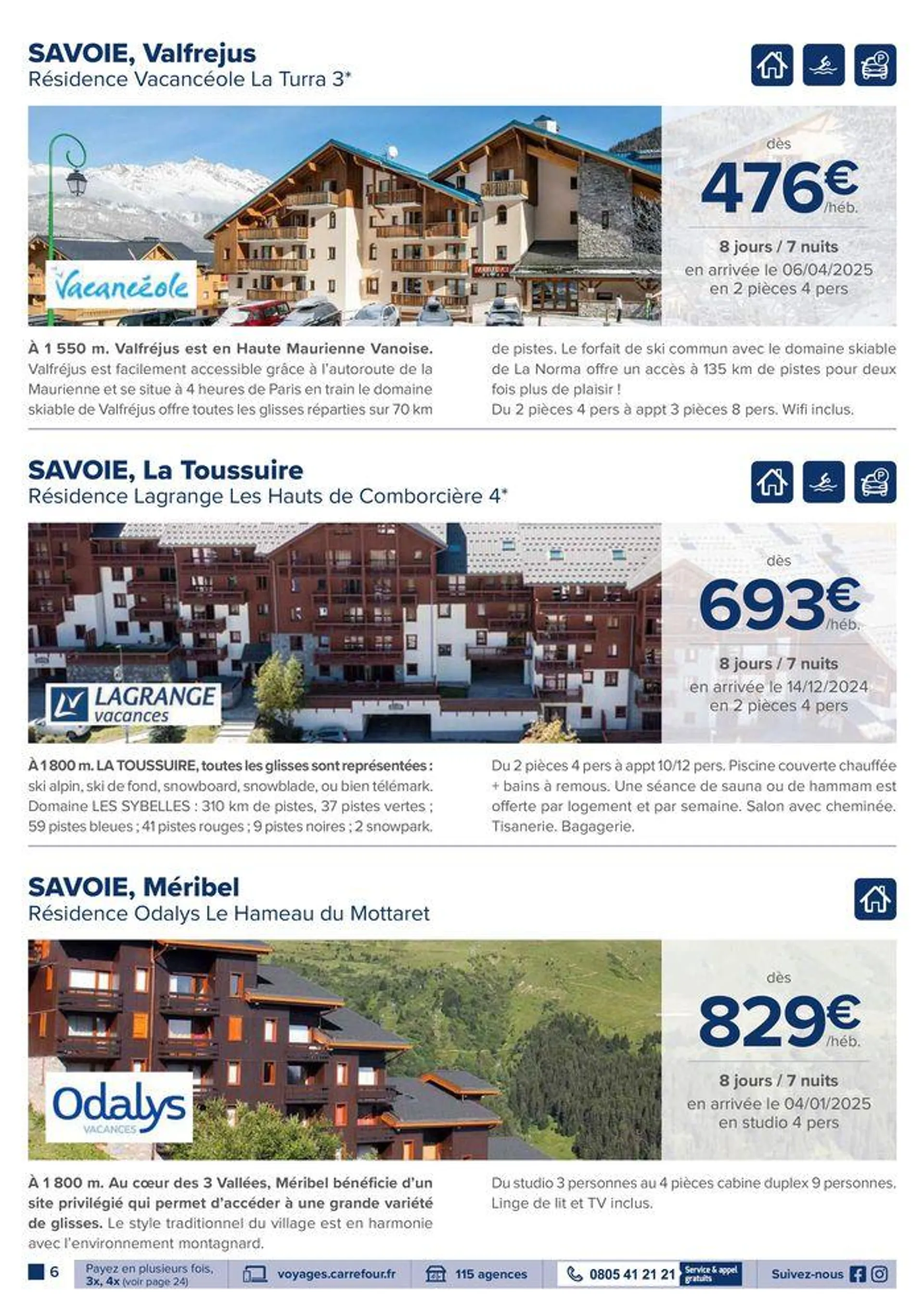 VOYAGEZ TOUT SIMPLEMENT du 17 septembre au 15 décembre 2024 - Catalogue page 6