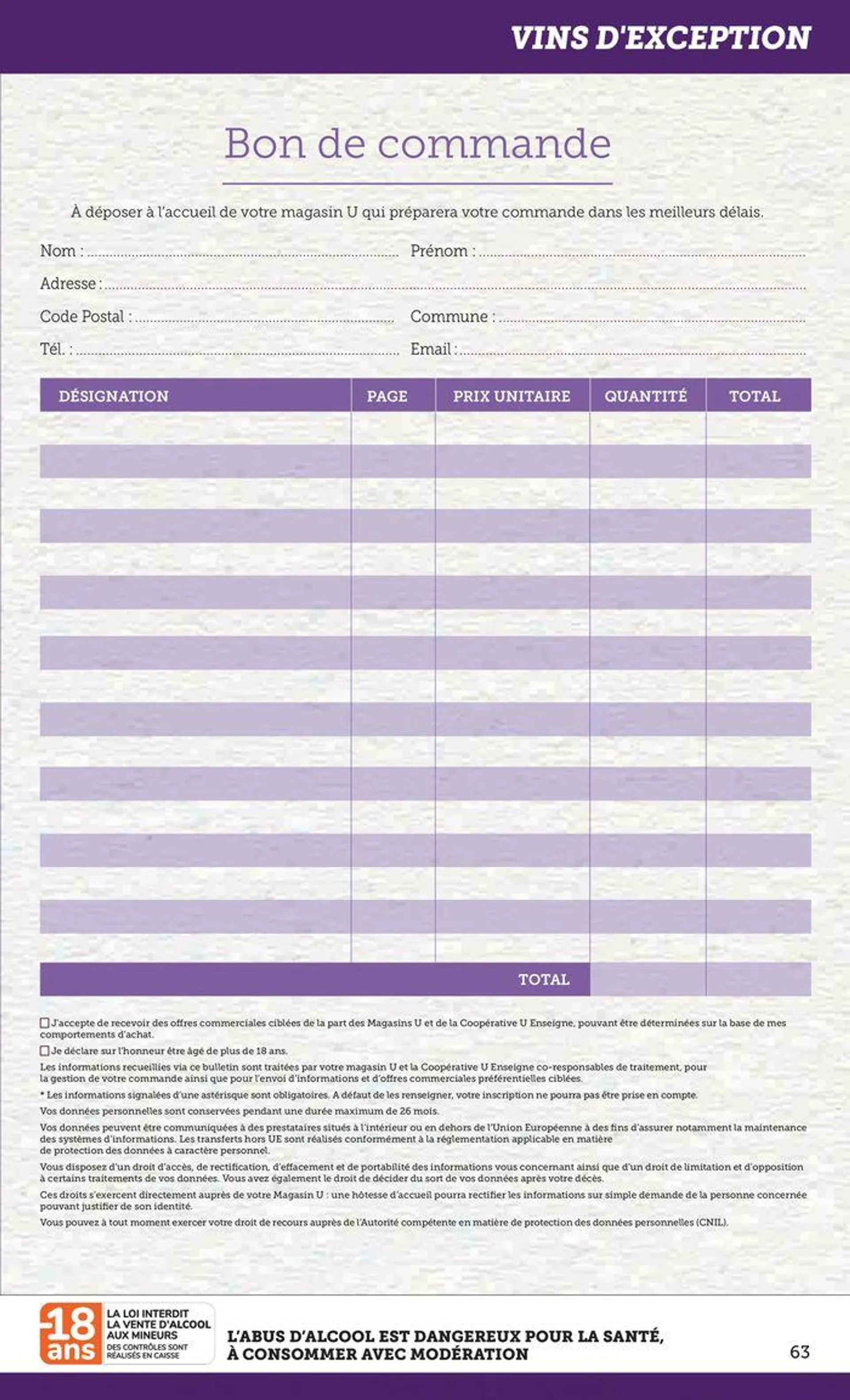 Foire aux Vins d'Automne du 24 septembre au 6 octobre 2024 - Catalogue page 63