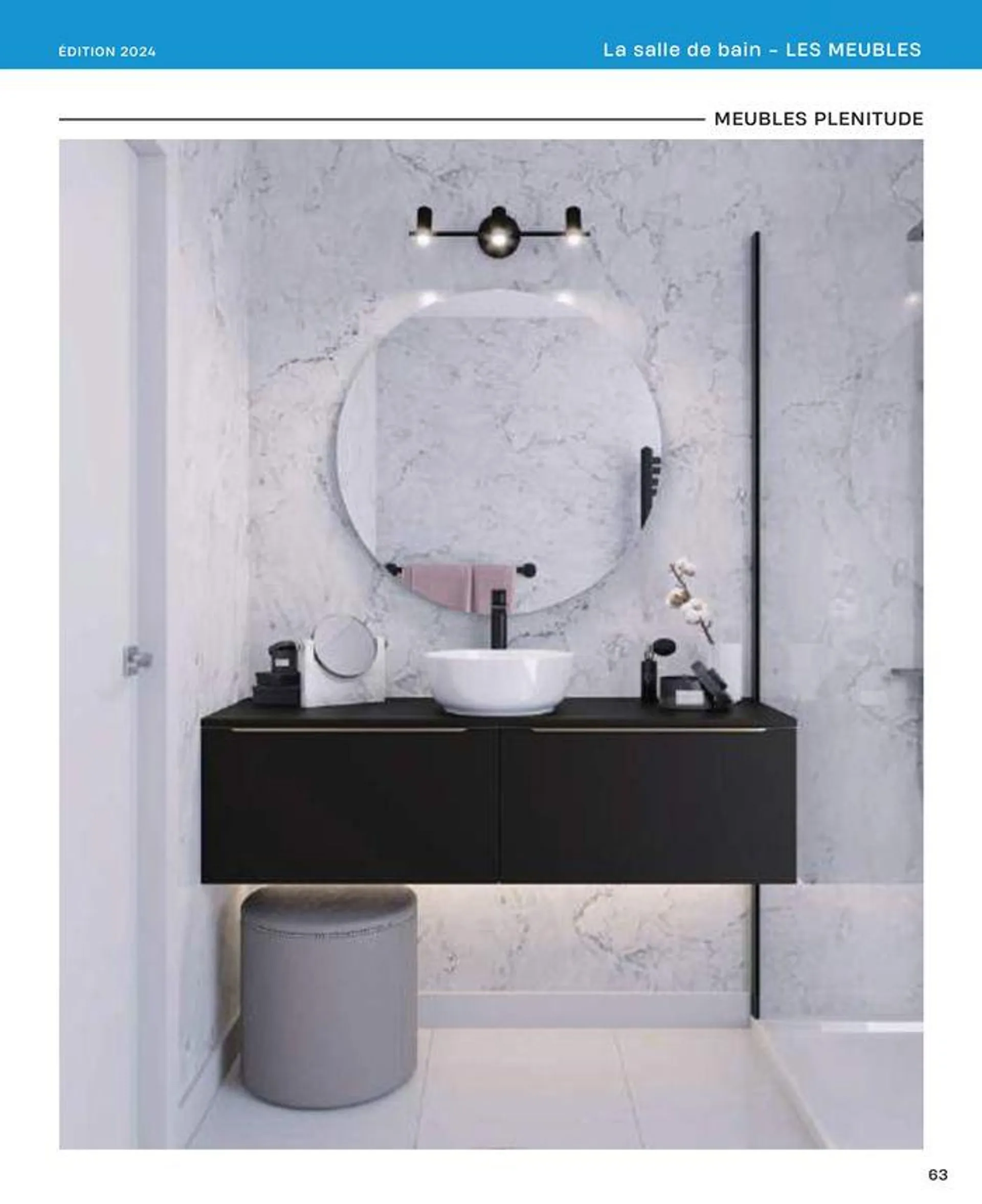 La salle de bain en toute sérénité du 2 juillet au 31 décembre 2024 - Catalogue page 63