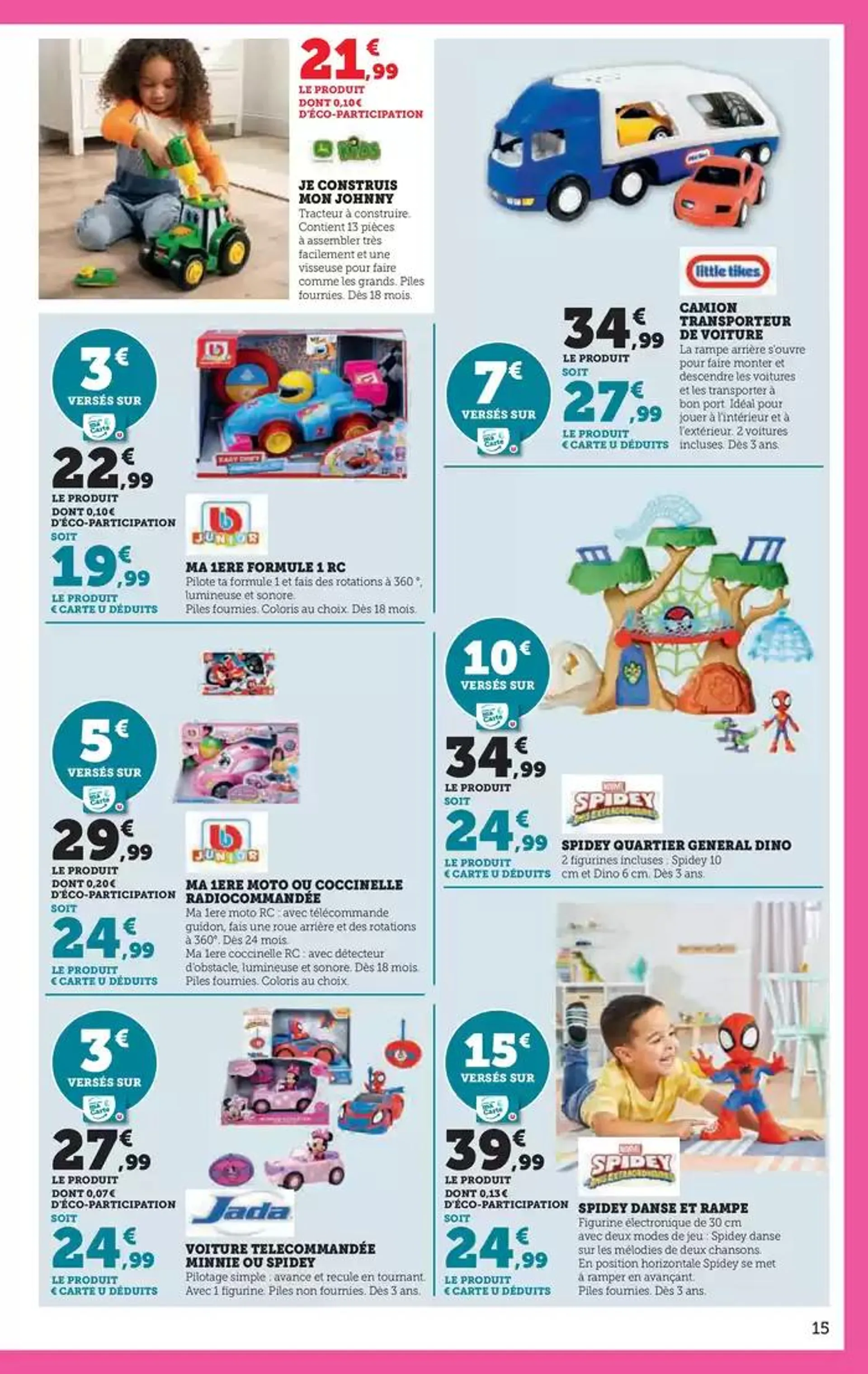 Jouets du 22 octobre au 8 décembre 2024 - Catalogue page 15