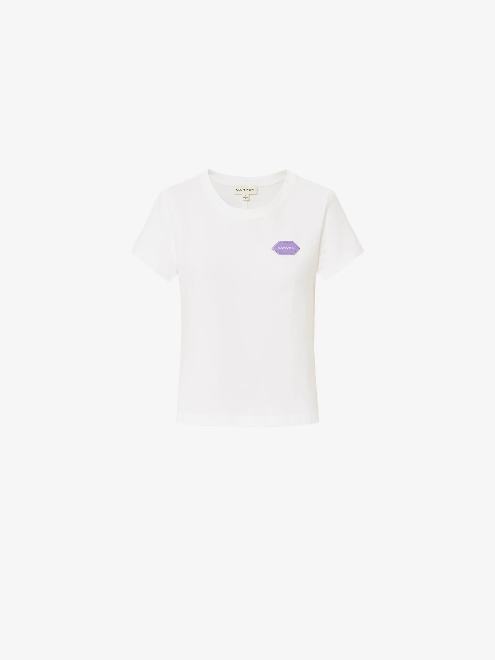DEVY TEE-SHIRT IN OFF-WHITE COTTON