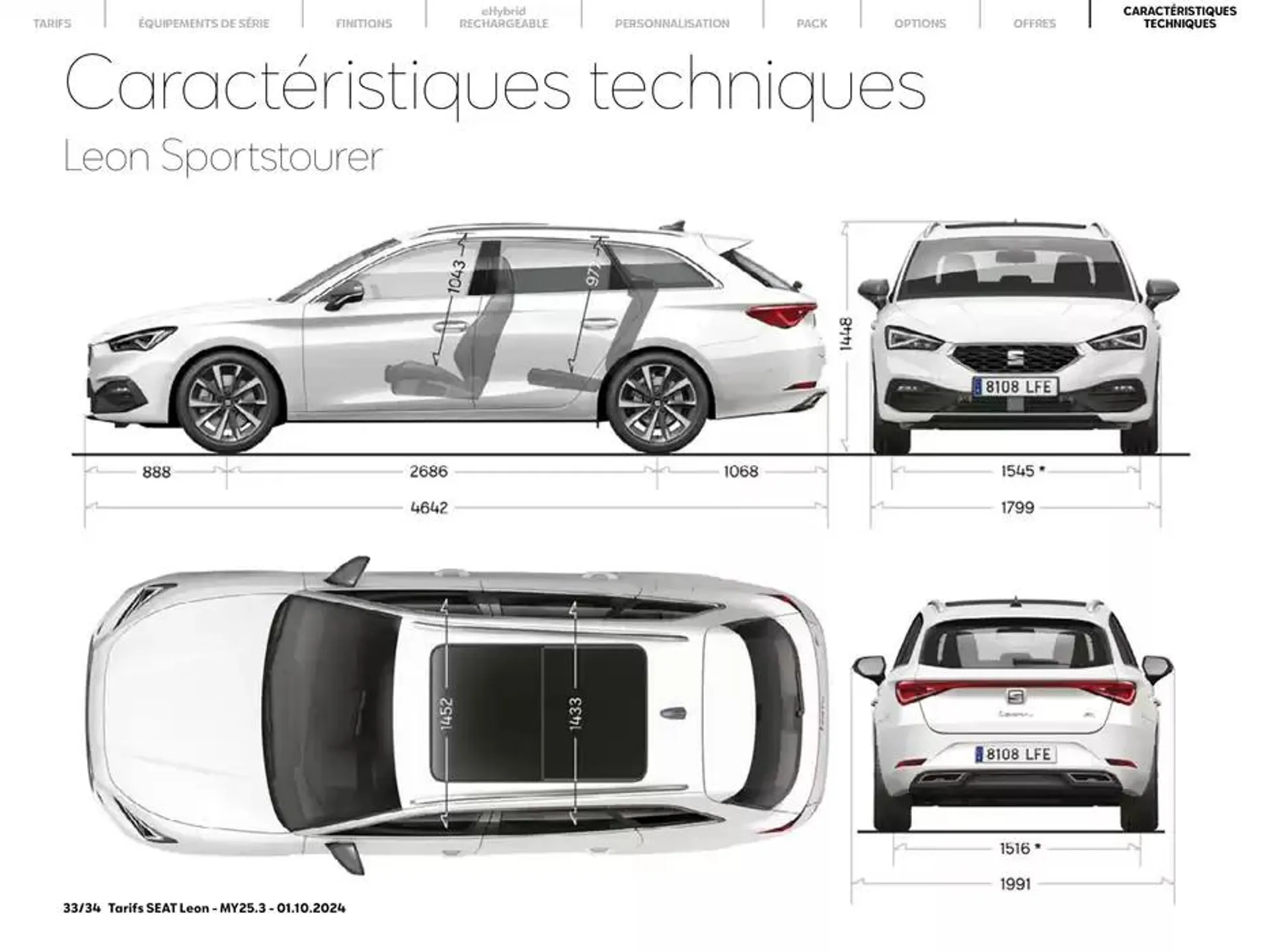 SEAT Leon 5 portes du 3 octobre au 3 octobre 2025 - Catalogue page 33