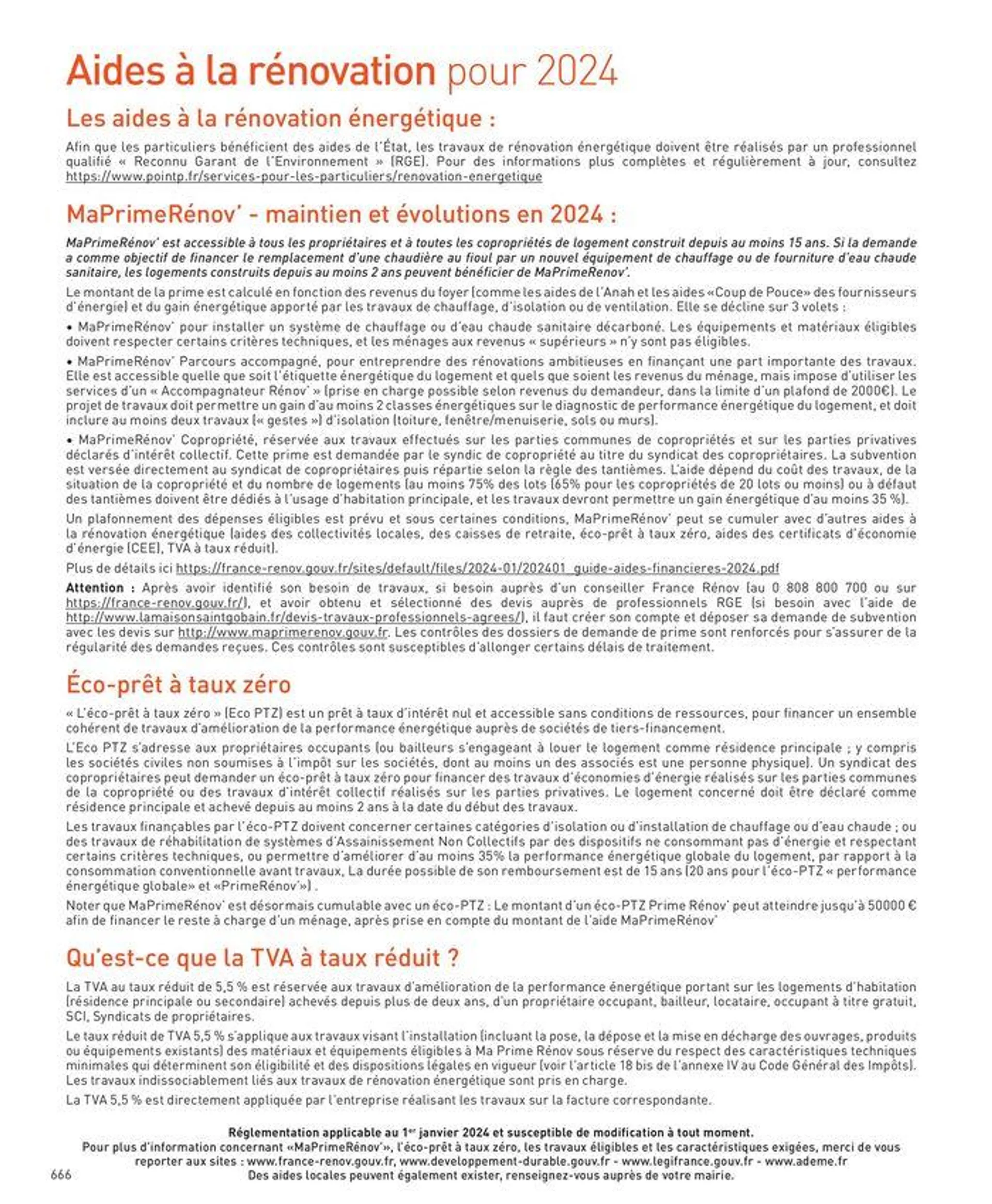 Sélection Intérieur & Extérieur 2024 du 5 avril au 31 décembre 2024 - Catalogue page 666