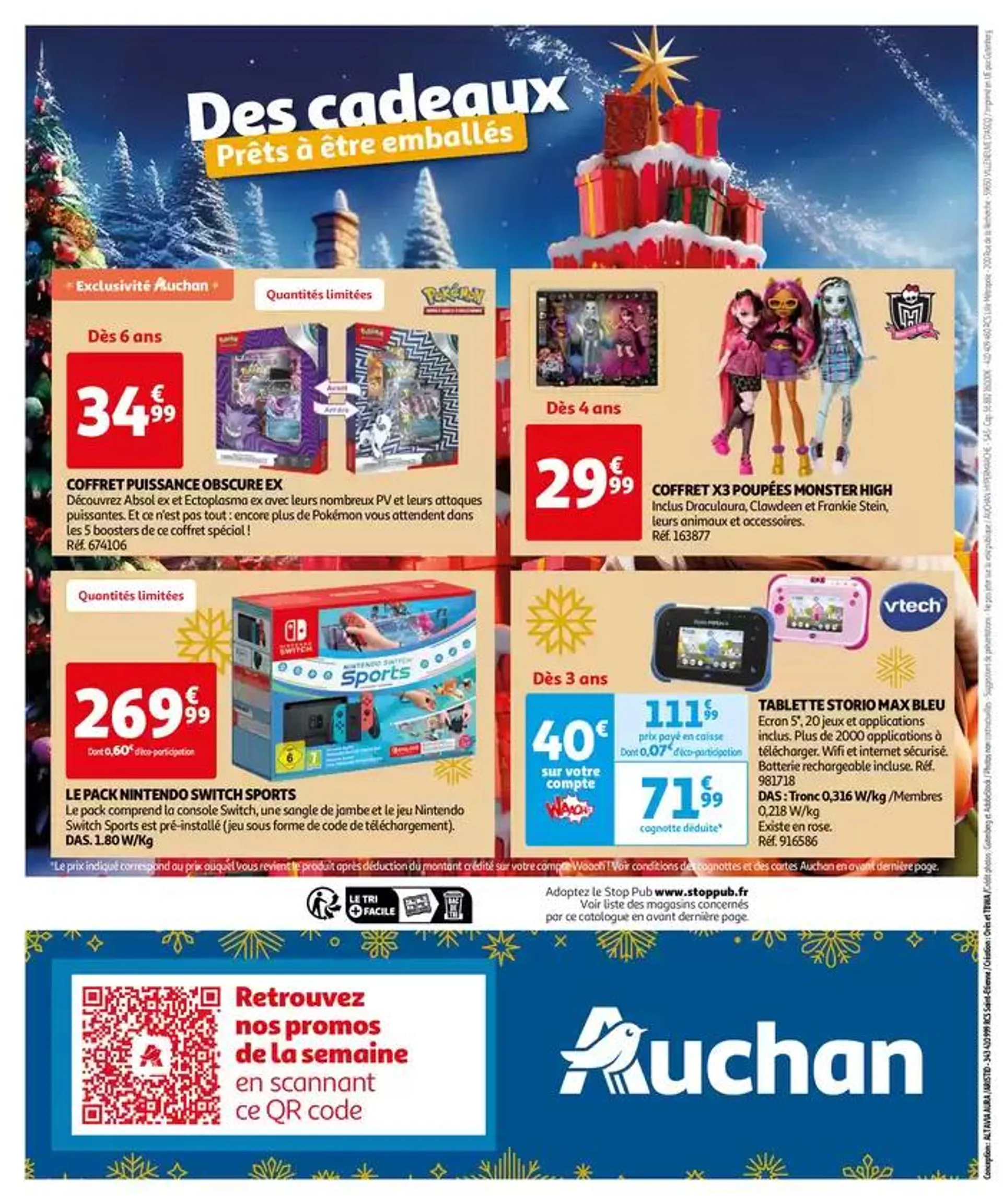 Réveillons Noël, un max de promos pour les fêtes du 11 octobre au 6 décembre 2024 - Catalogue page 64