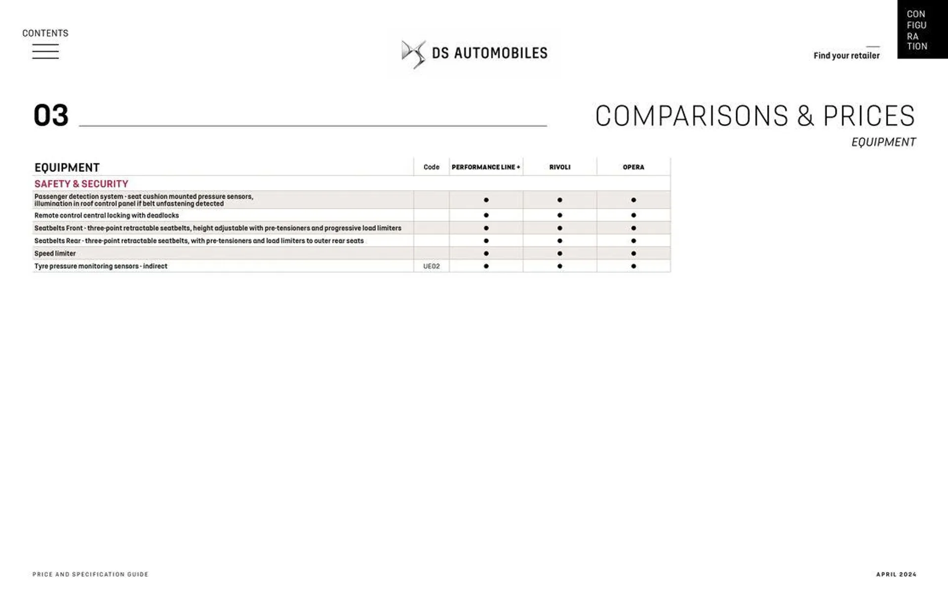 DS 7 du 18 juin au 30 novembre 2024 - Catalogue page 35