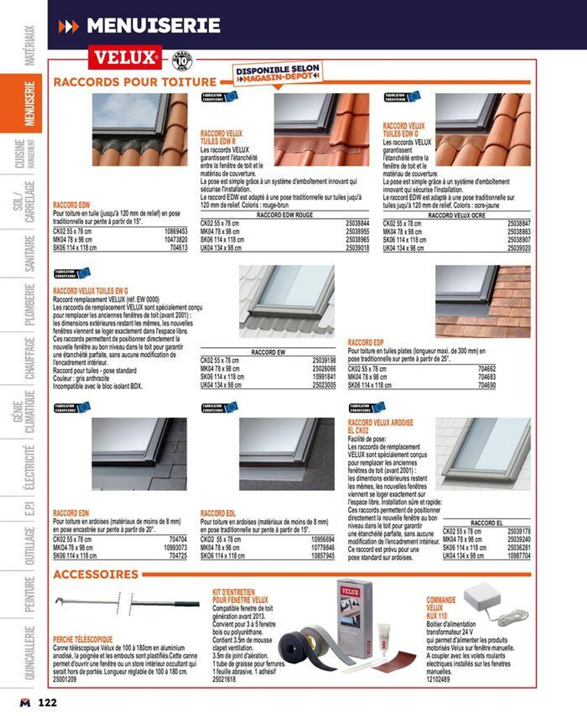 Guide produits 2024 du 15 mars au 31 décembre 2024 - Catalogue page 122