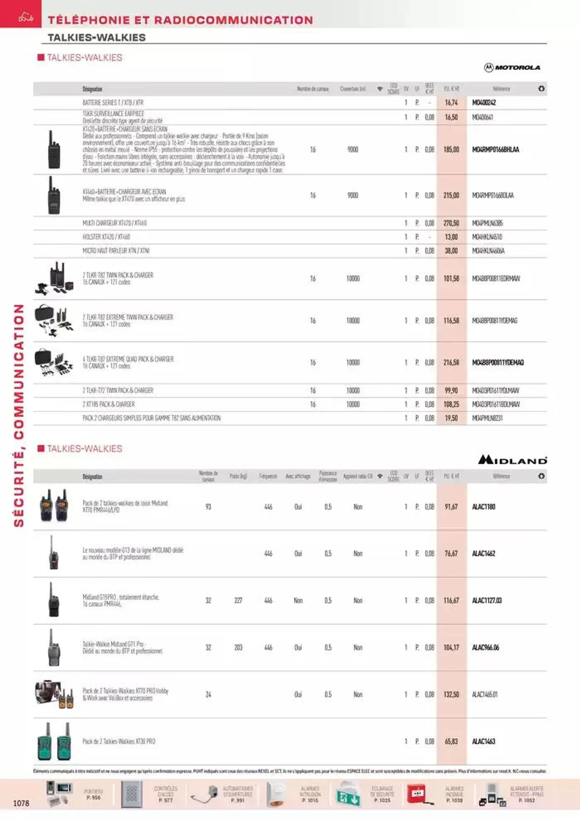 Sécurité, Communication du 31 octobre au 31 décembre 2024 - Catalogue page 124