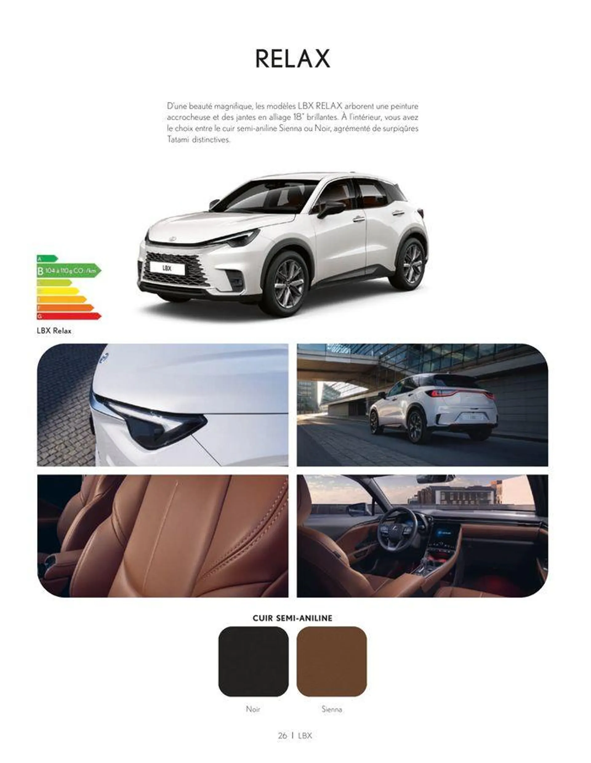 Lexus LBX du 24 juin au 28 février 2025 - Catalogue page 26