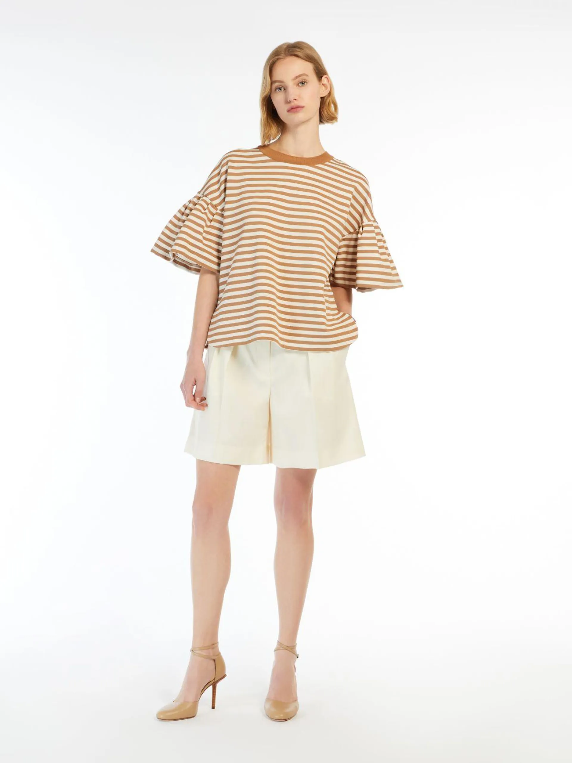 Boxy jersey T-shirt