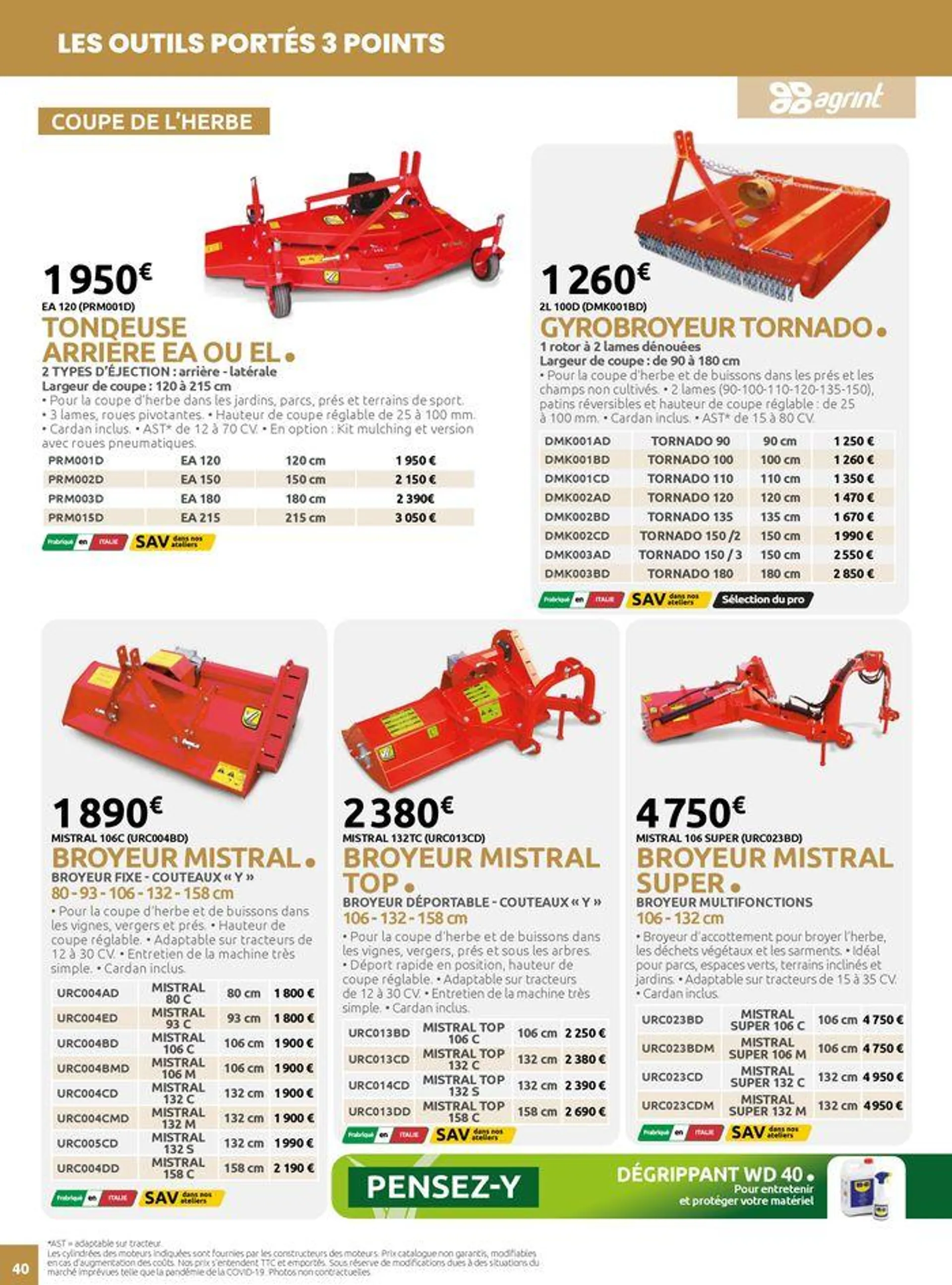 Catalogue 2024 du 1 mars au 31 décembre 2024 - Catalogue page 40