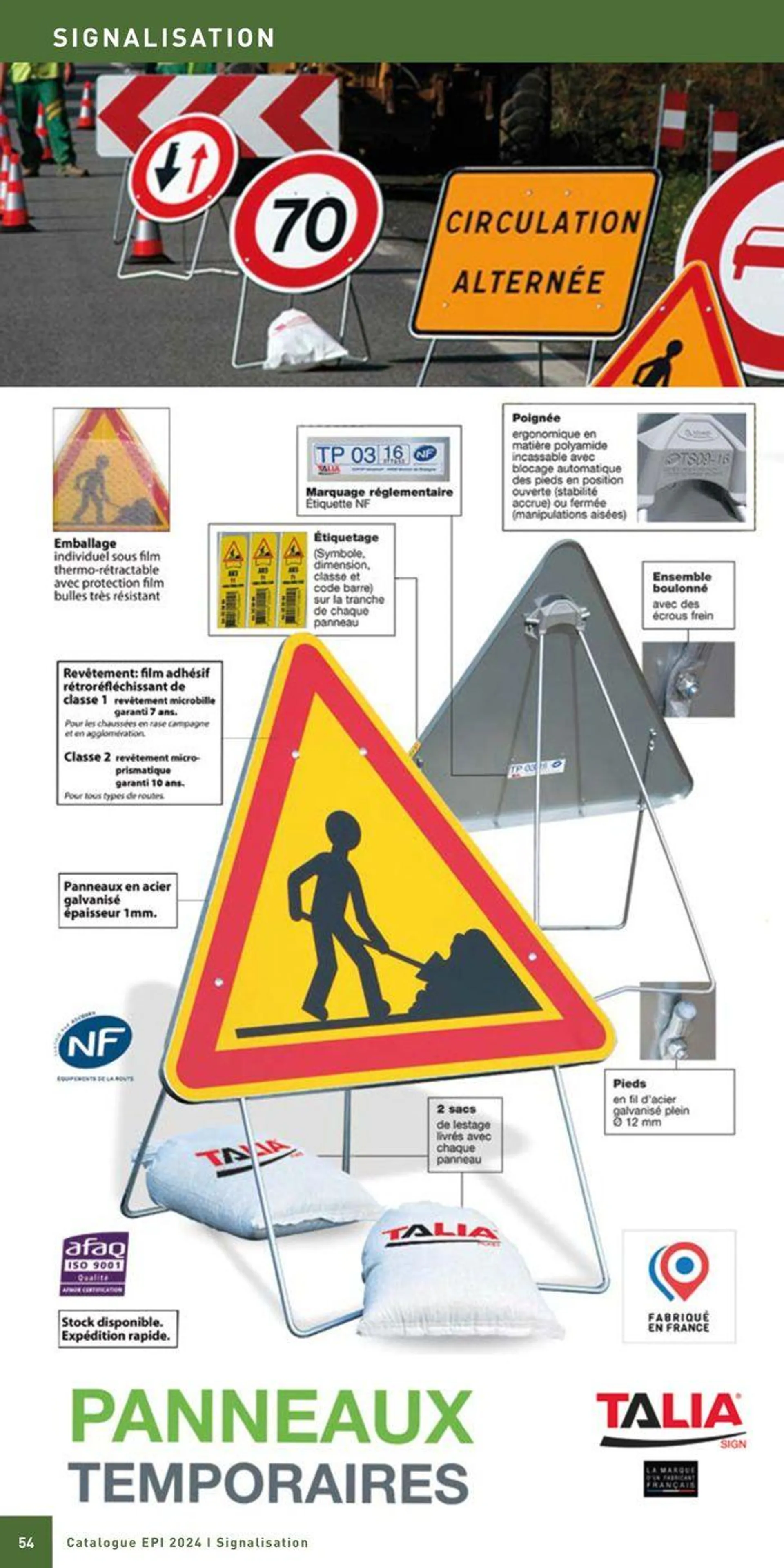 Epi Protection Chantier du 30 mai au 31 décembre 2024 - Catalogue page 56