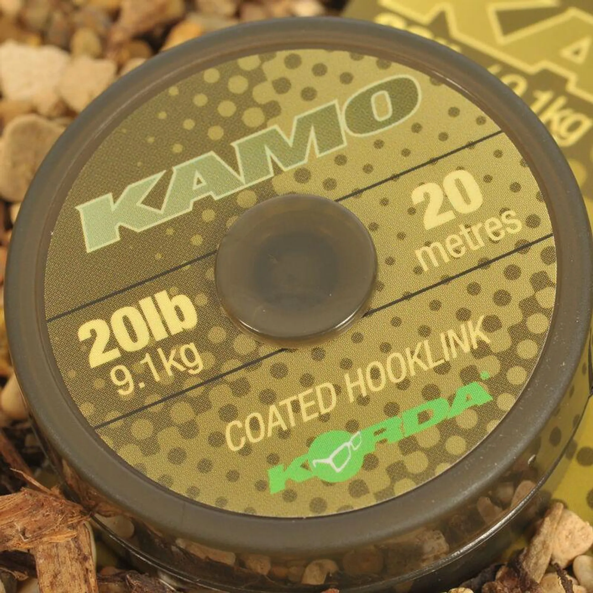 Tresse gainée carpe korda kamo coated hooklink (20m)