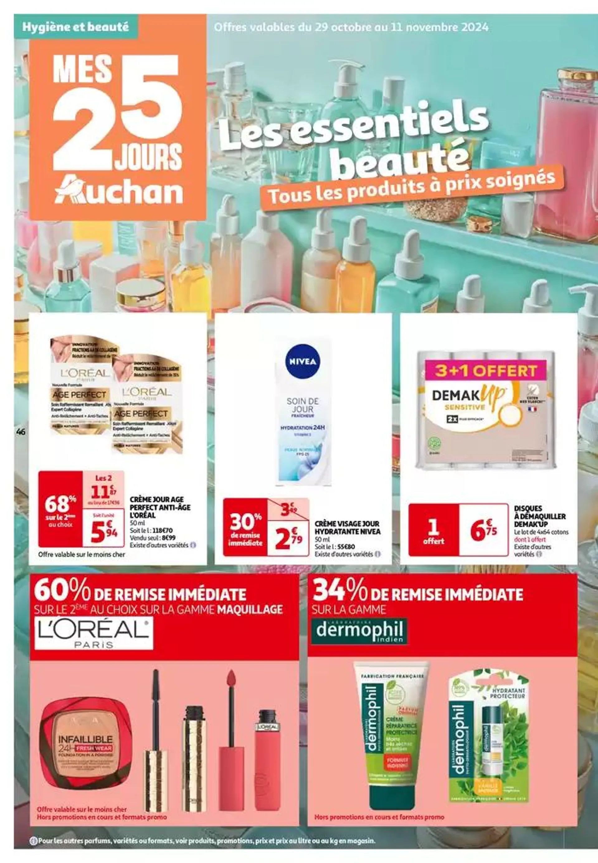 Top depart : 25 jours Auchan  du 29 octobre au 4 novembre 2024 - Catalogue page 46