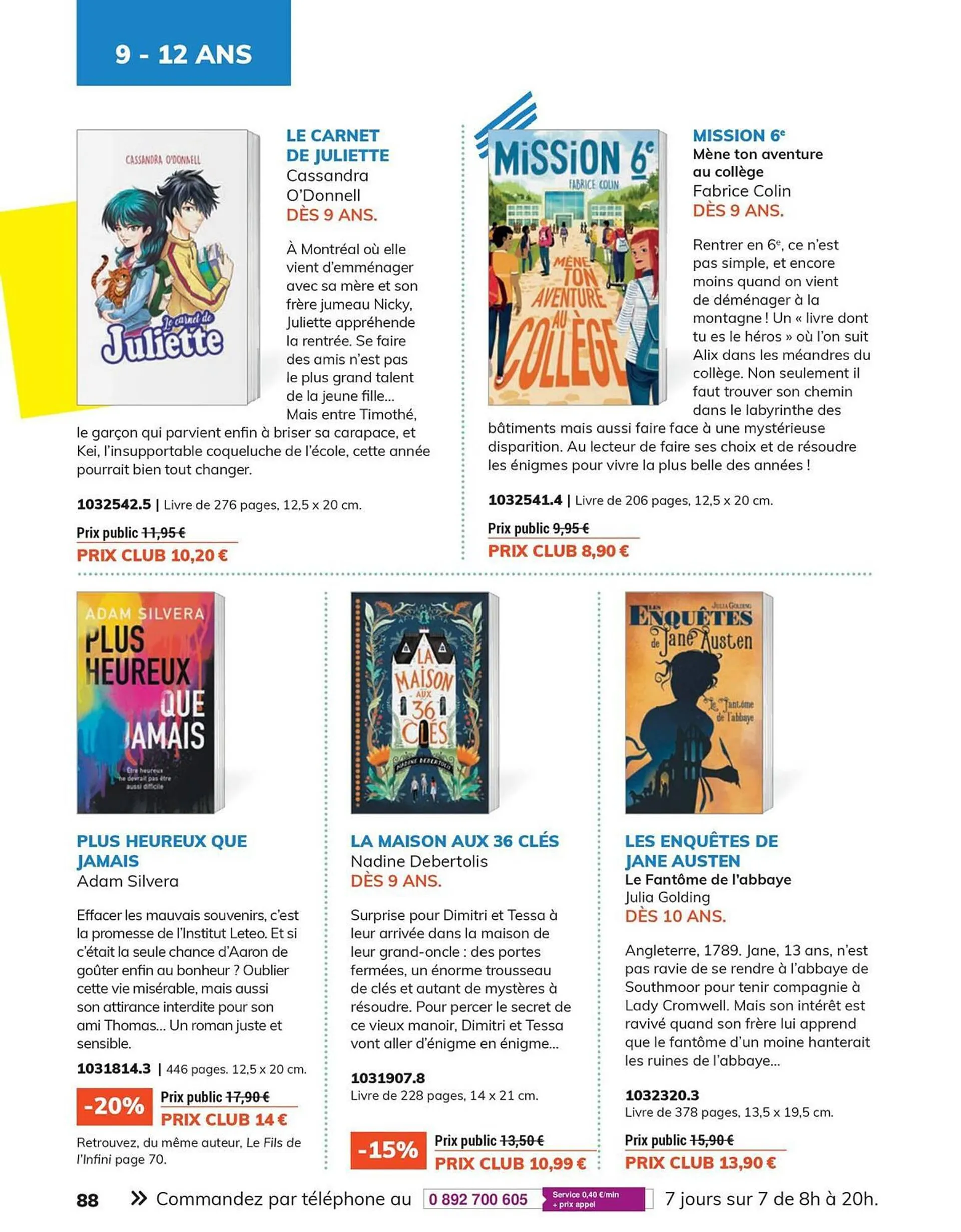 Catalogue France Loisirs du 1 septembre au 31 octobre 2023 - Catalogue page 88