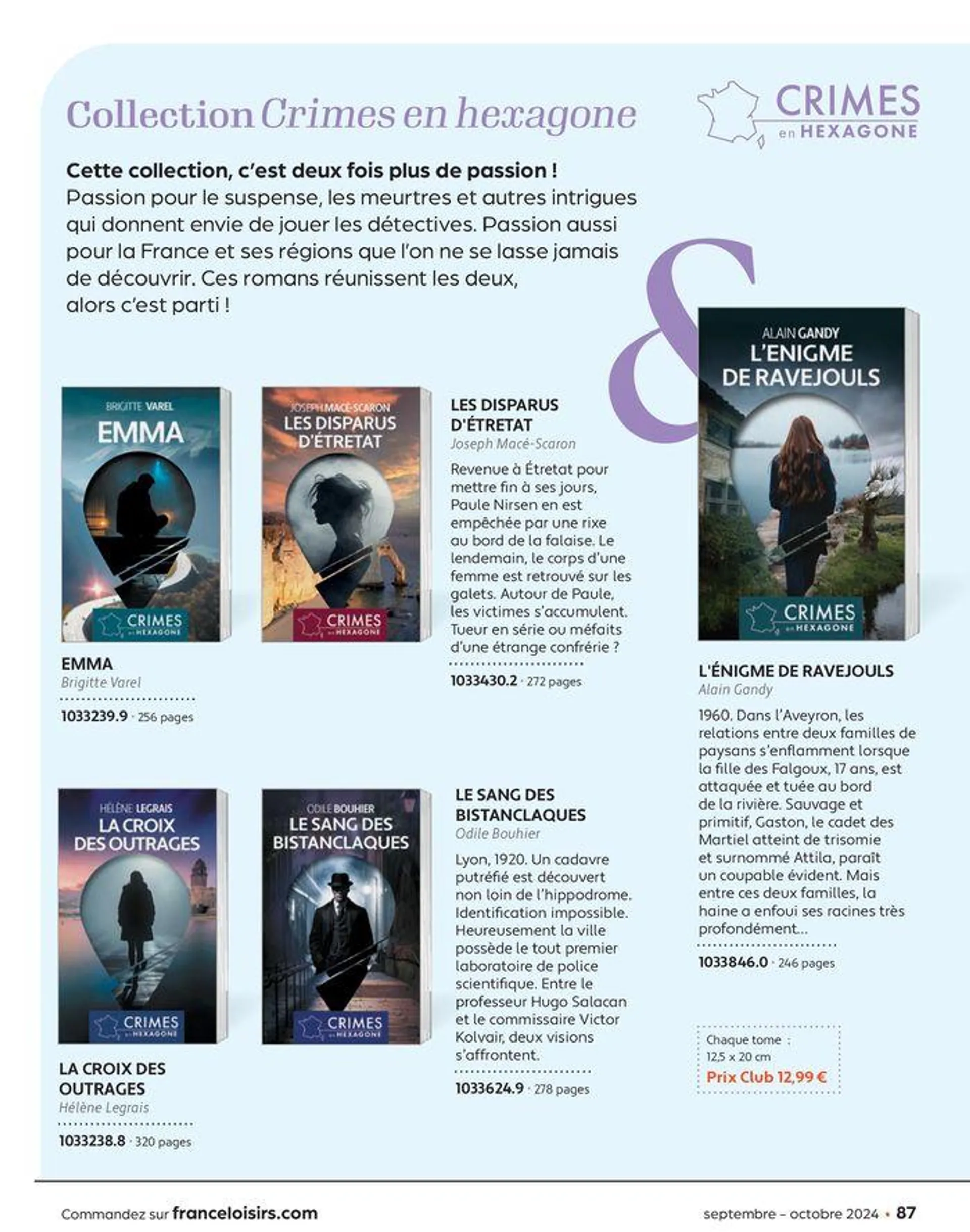 Septembre - Octobre 2024 du 2 septembre au 31 octobre 2024 - Catalogue page 87