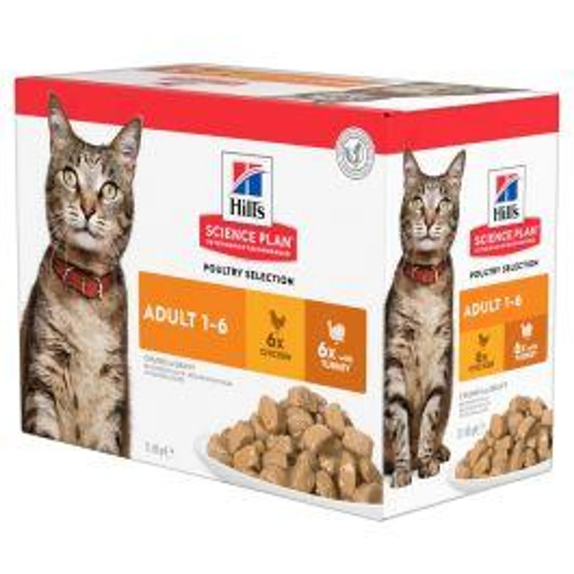 Multipack poulet dinde en sachet pour chat adulte